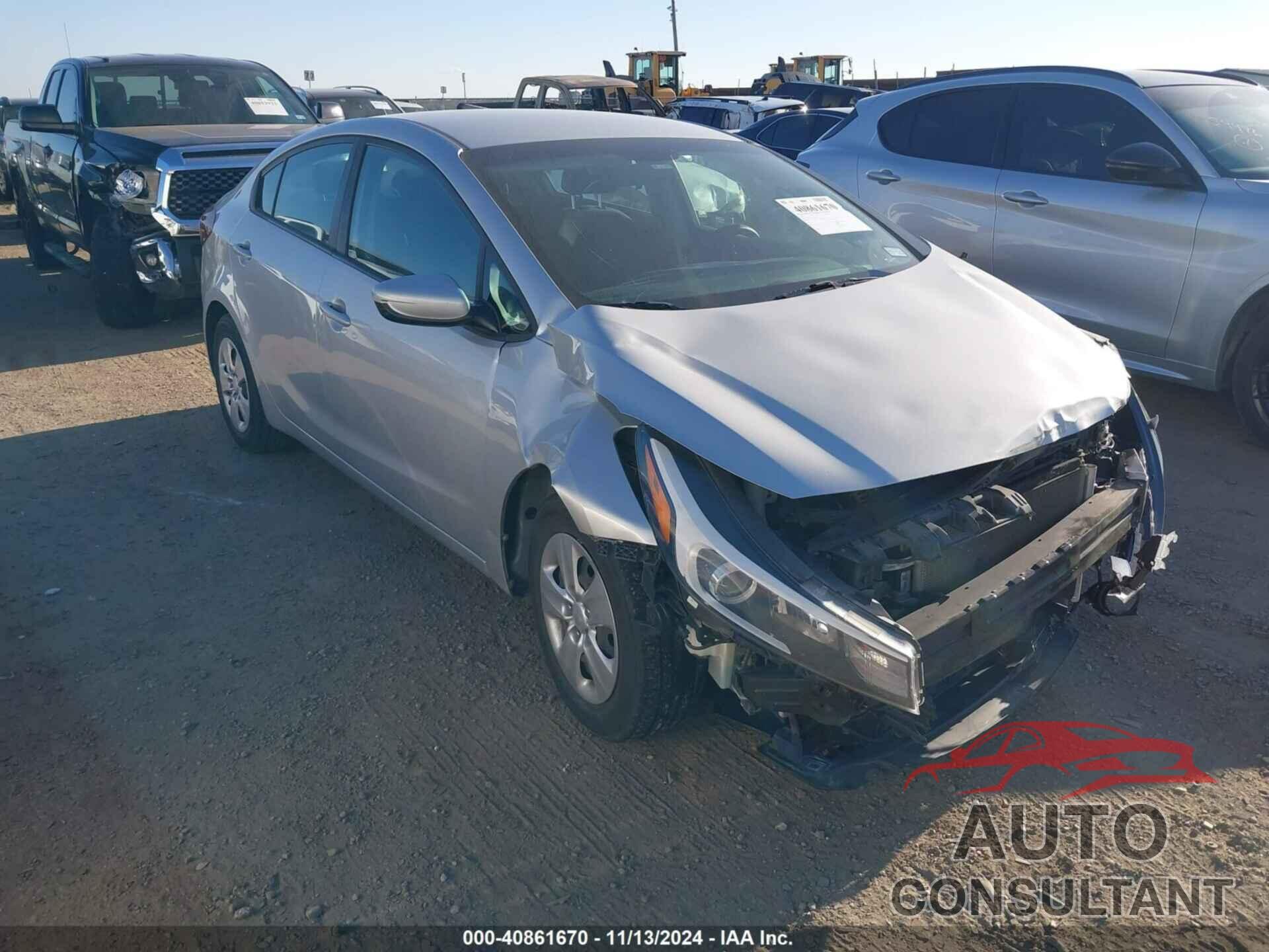 KIA FORTE 2018 - 3KPFL4A78JE212710
