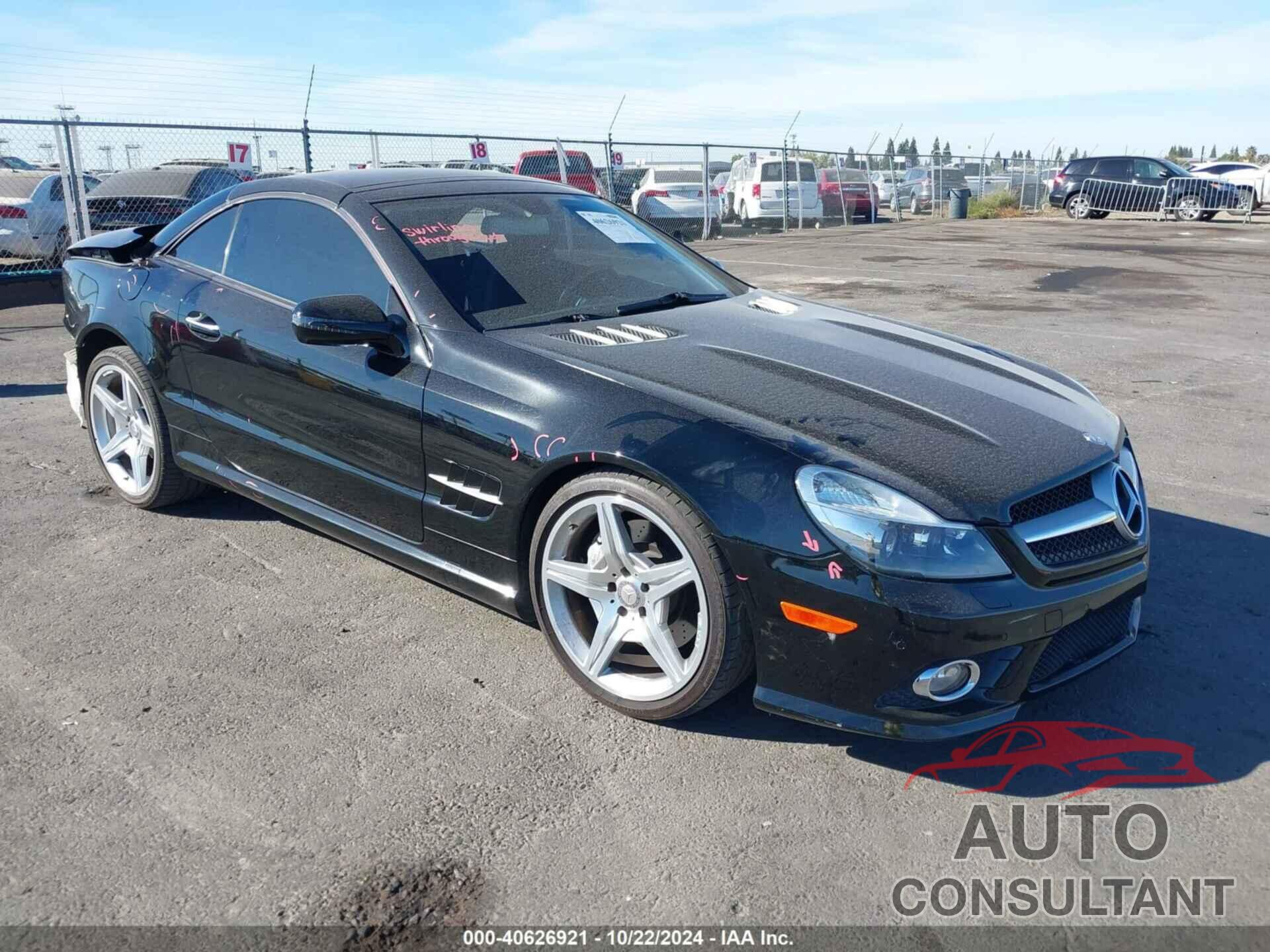 MERCEDES-BENZ SL 550 2012 - WDBSK7BA5CF169397