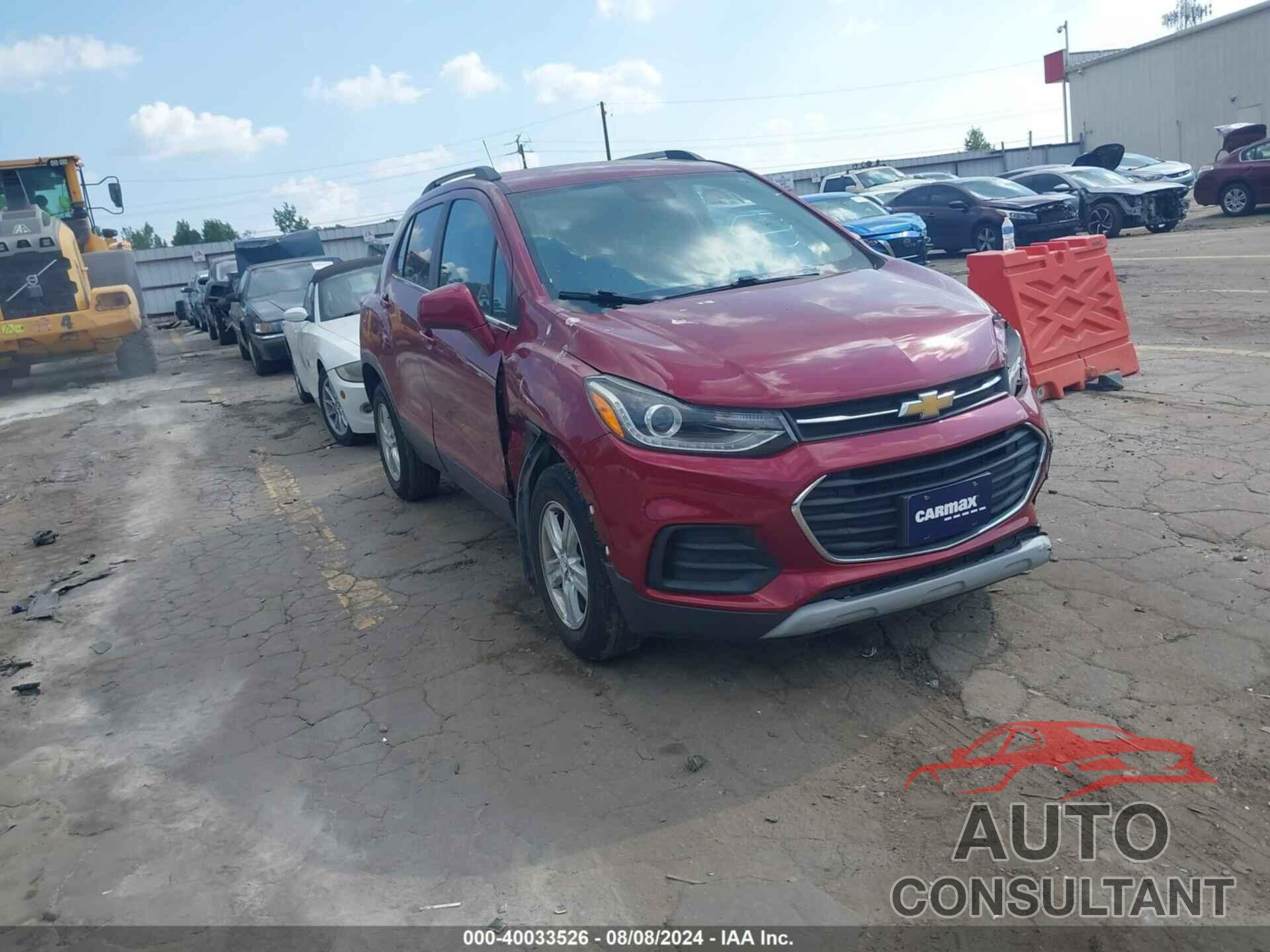 CHEVROLET TRAX 2018 - 3GNCJPSB8JL338565