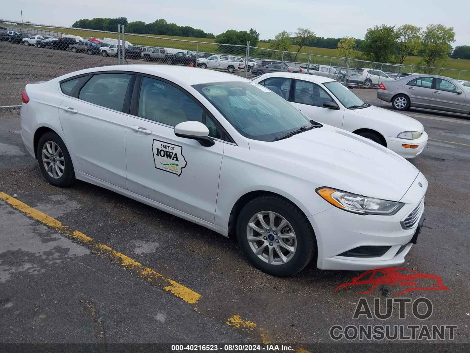 FORD FUSION 2017 - 3FA6P0G77HR358318