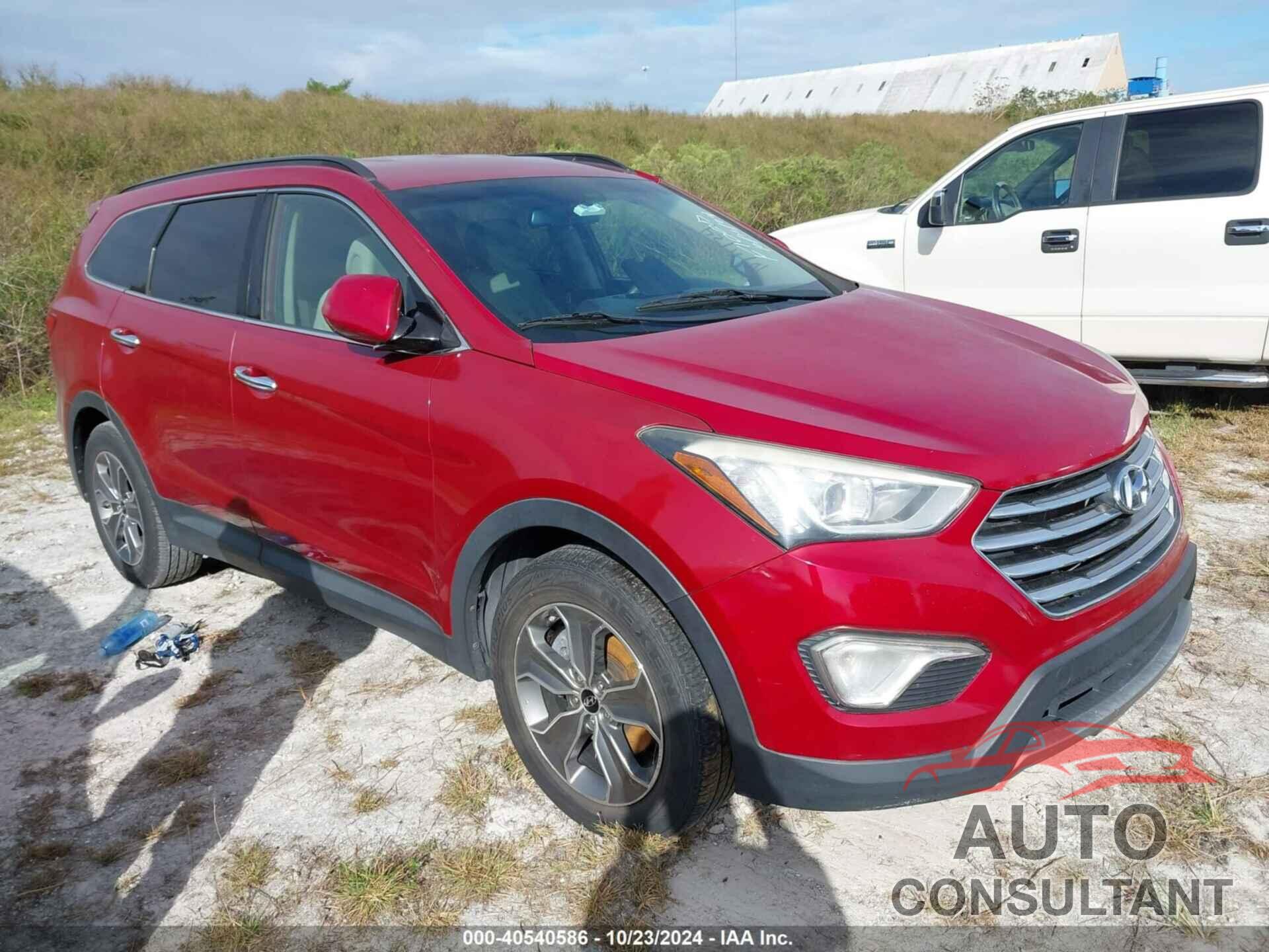 HYUNDAI SANTA FE 2016 - KM8SM4HF8GU138946