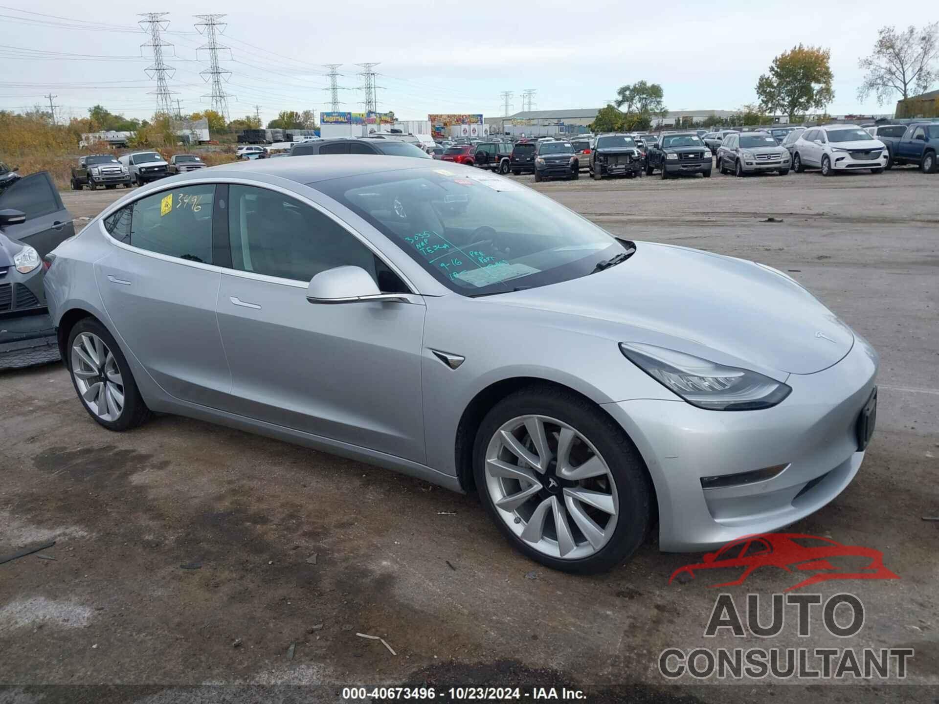 TESLA MODEL 3 2018 - 5YJ3E1EB0JF087500