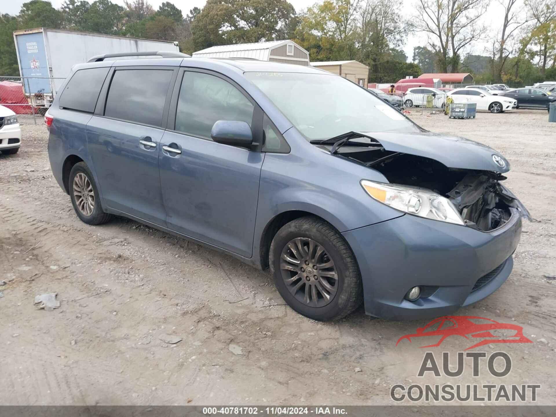 TOYOTA SIENNA 2016 - 5TDYK3DC9GS762298