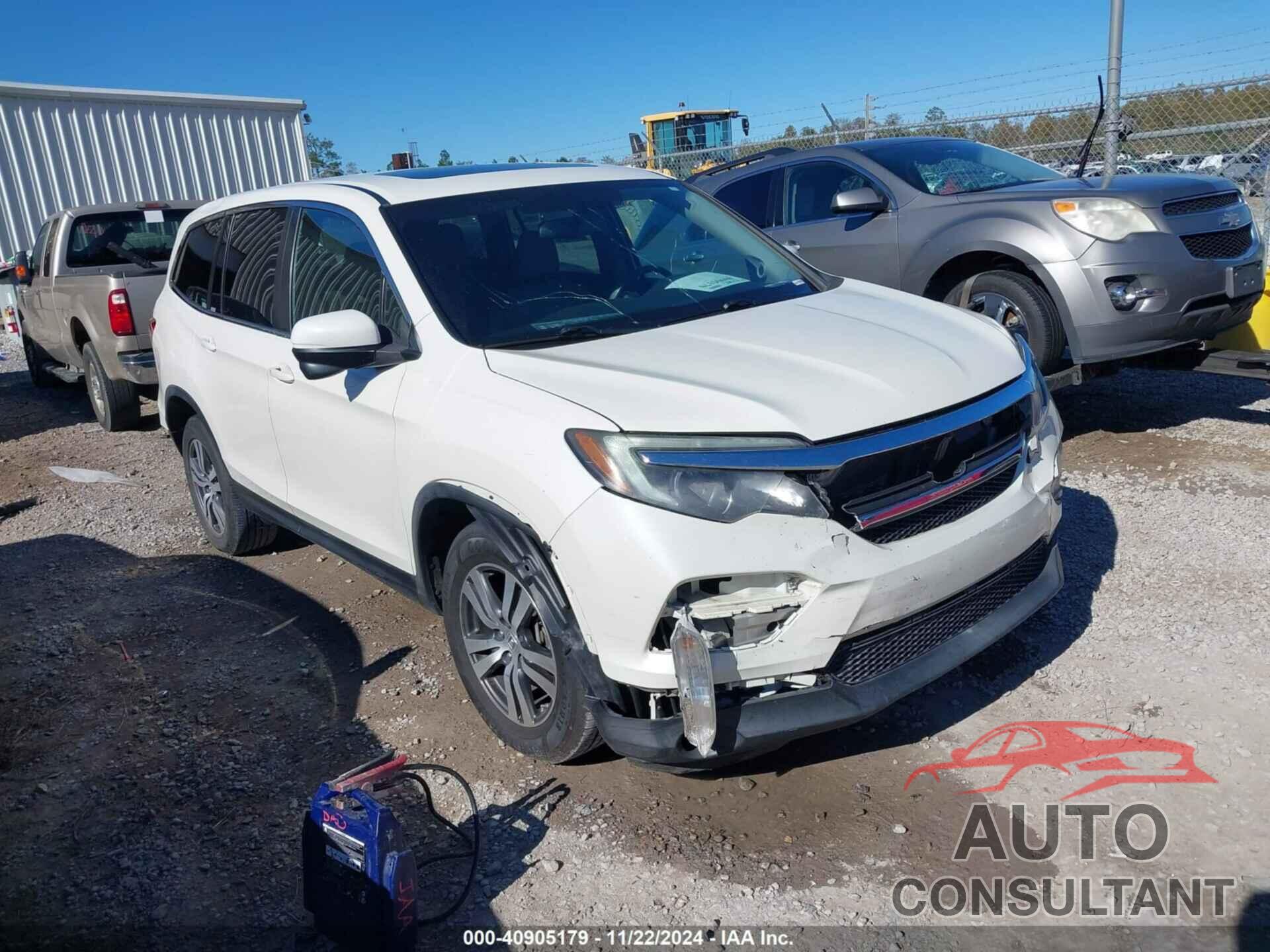 HONDA PILOT 2016 - 5FNYF6H54GB097008