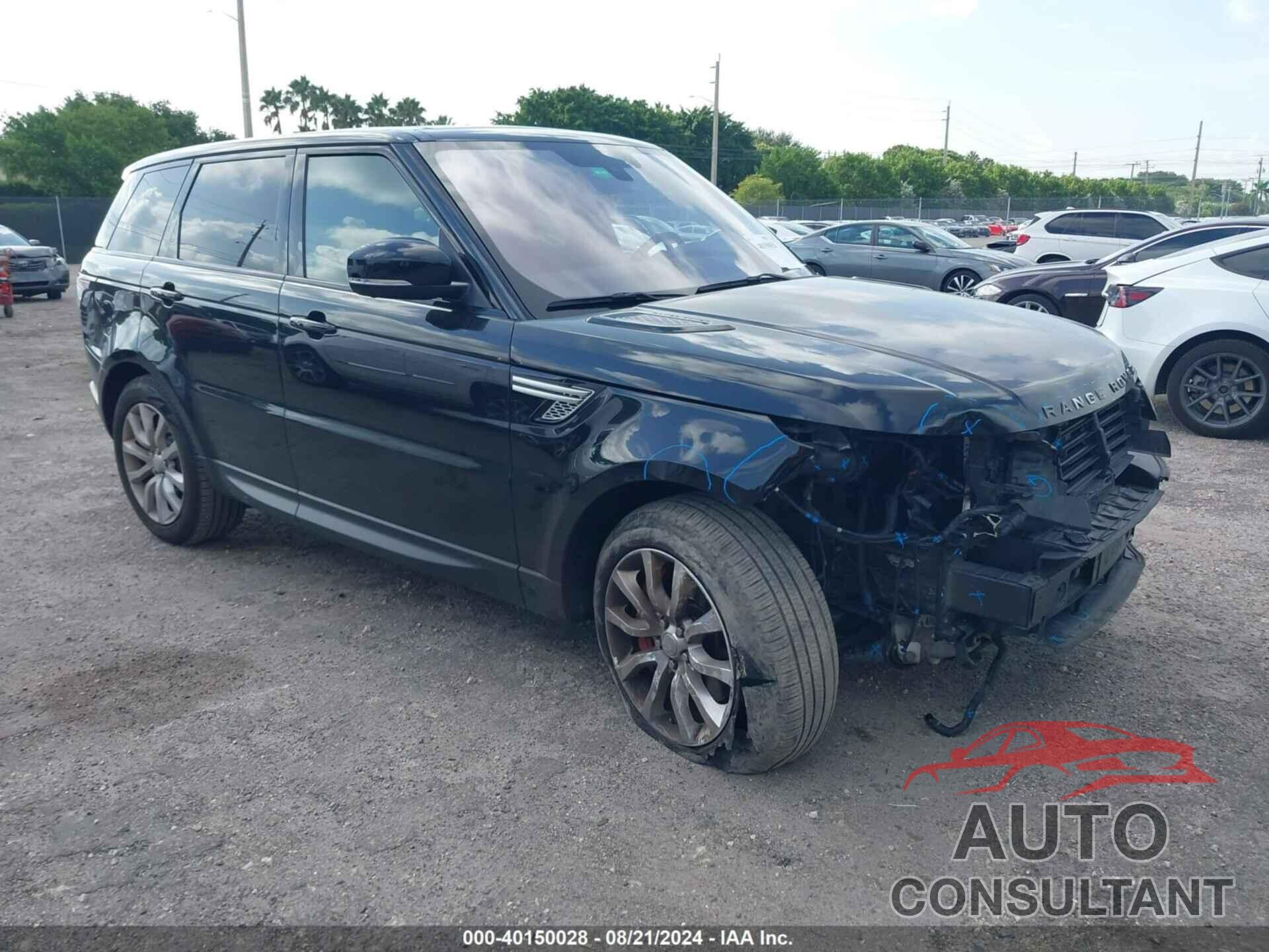 LAND ROVER RANGE ROVER SPORT 2016 - SALWR2EF6GA579078