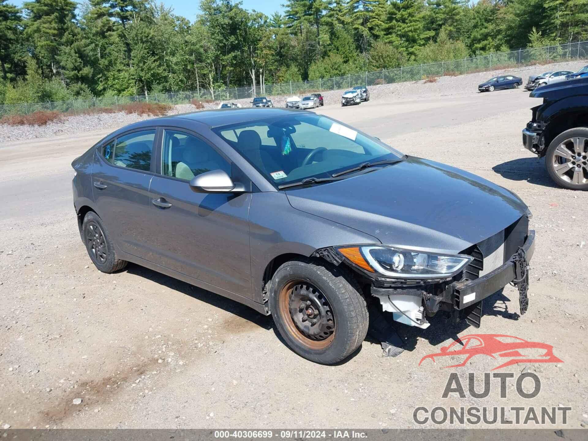 HYUNDAI ELANTRA 2018 - 5NPD74LF3JH264676