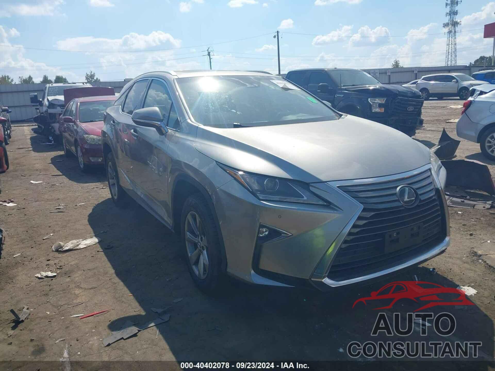 LEXUS RX 350 2019 - 2T2BZMCA0KC196021