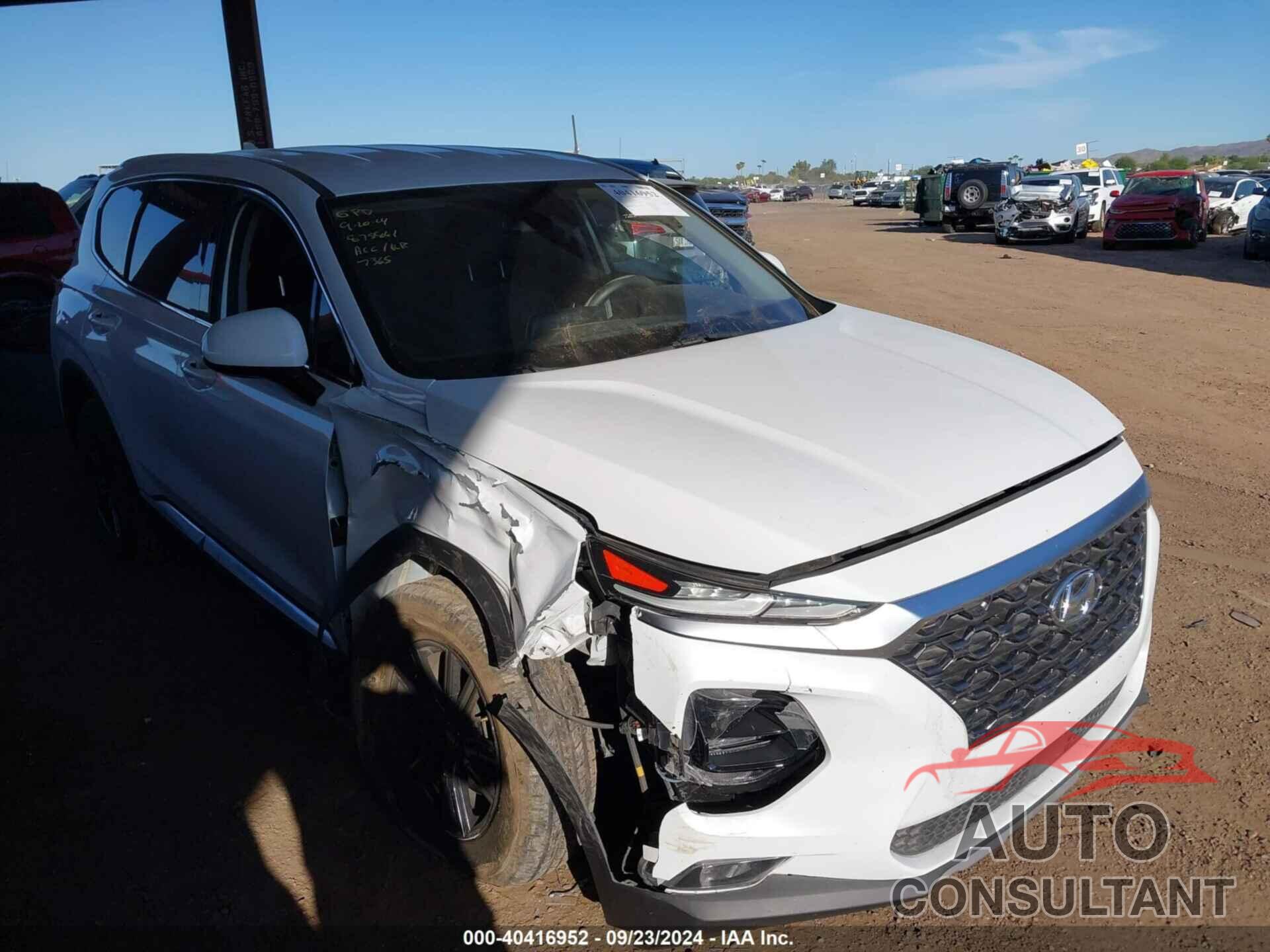 HYUNDAI SANTA FE 2020 - 5NMS3CAD0LH217958