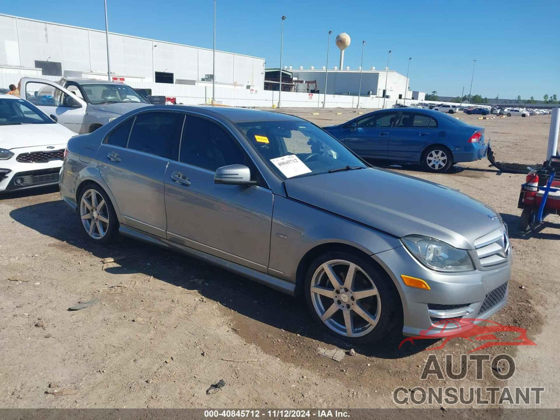 MERCEDES-BENZ C 250 2012 - WDDGF4HB9CA634647