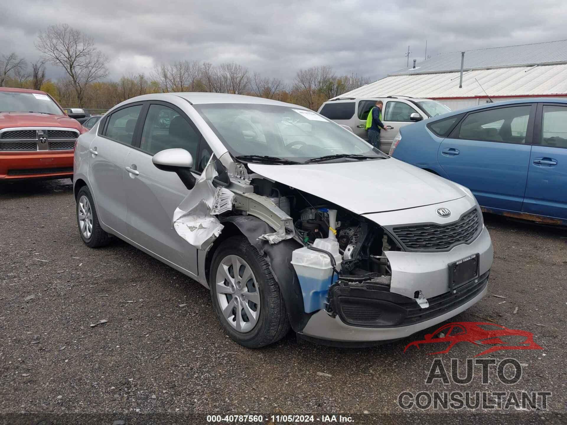 KIA RIO 2014 - KNADM4A3XE6417858