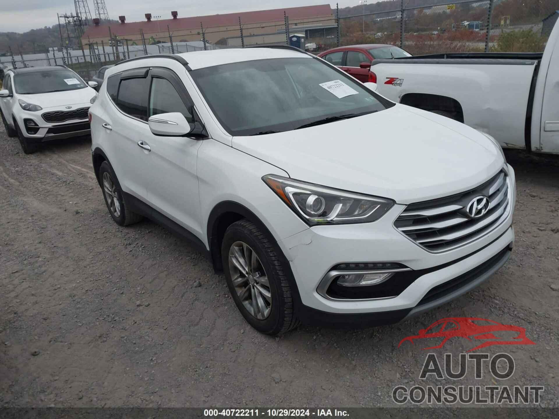 HYUNDAI SANTA FE SPORT 2018 - 5NMZUDLAXJH085339