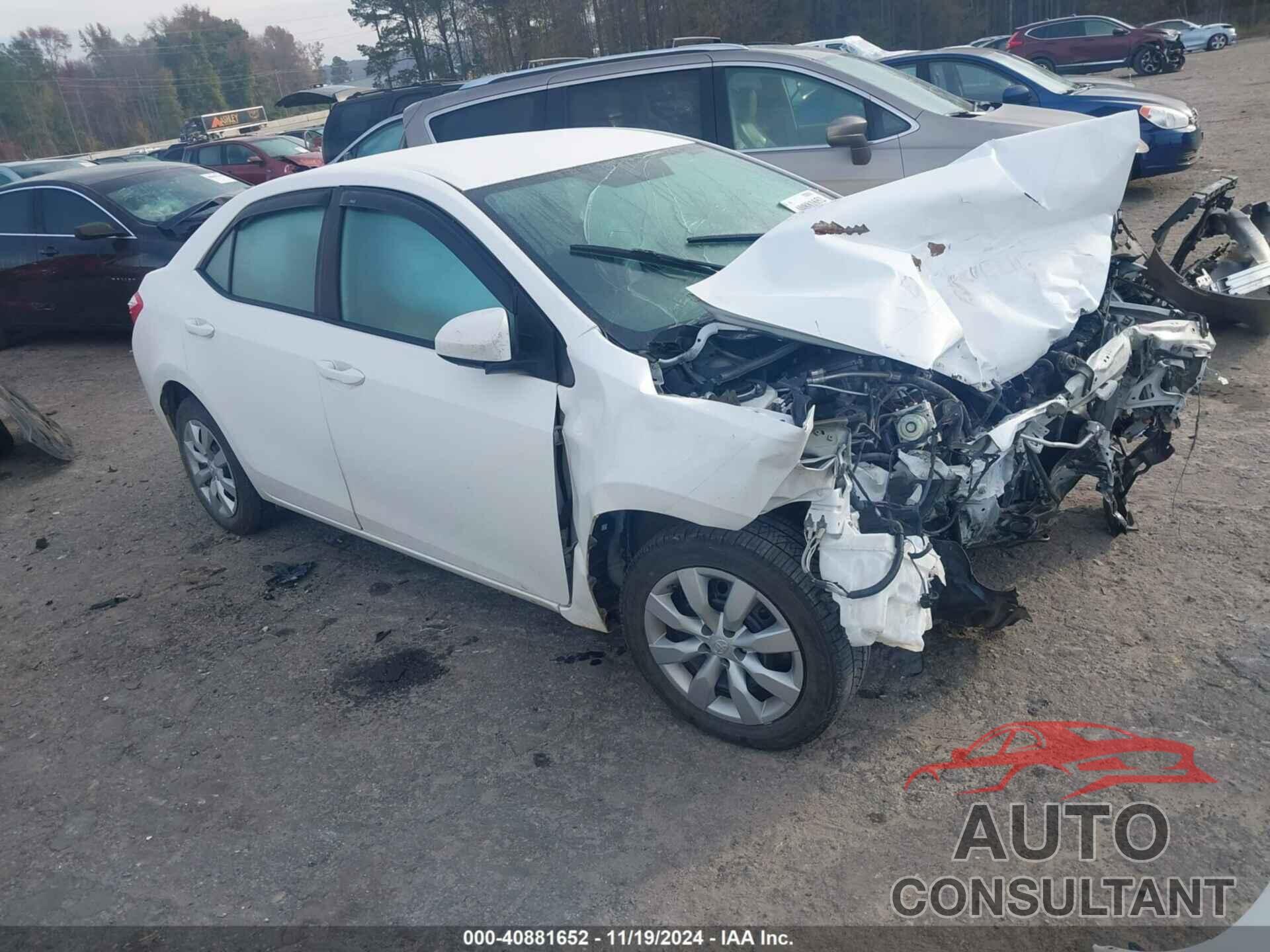 TOYOTA COROLLA 2016 - 2T1BURHE0GC698062