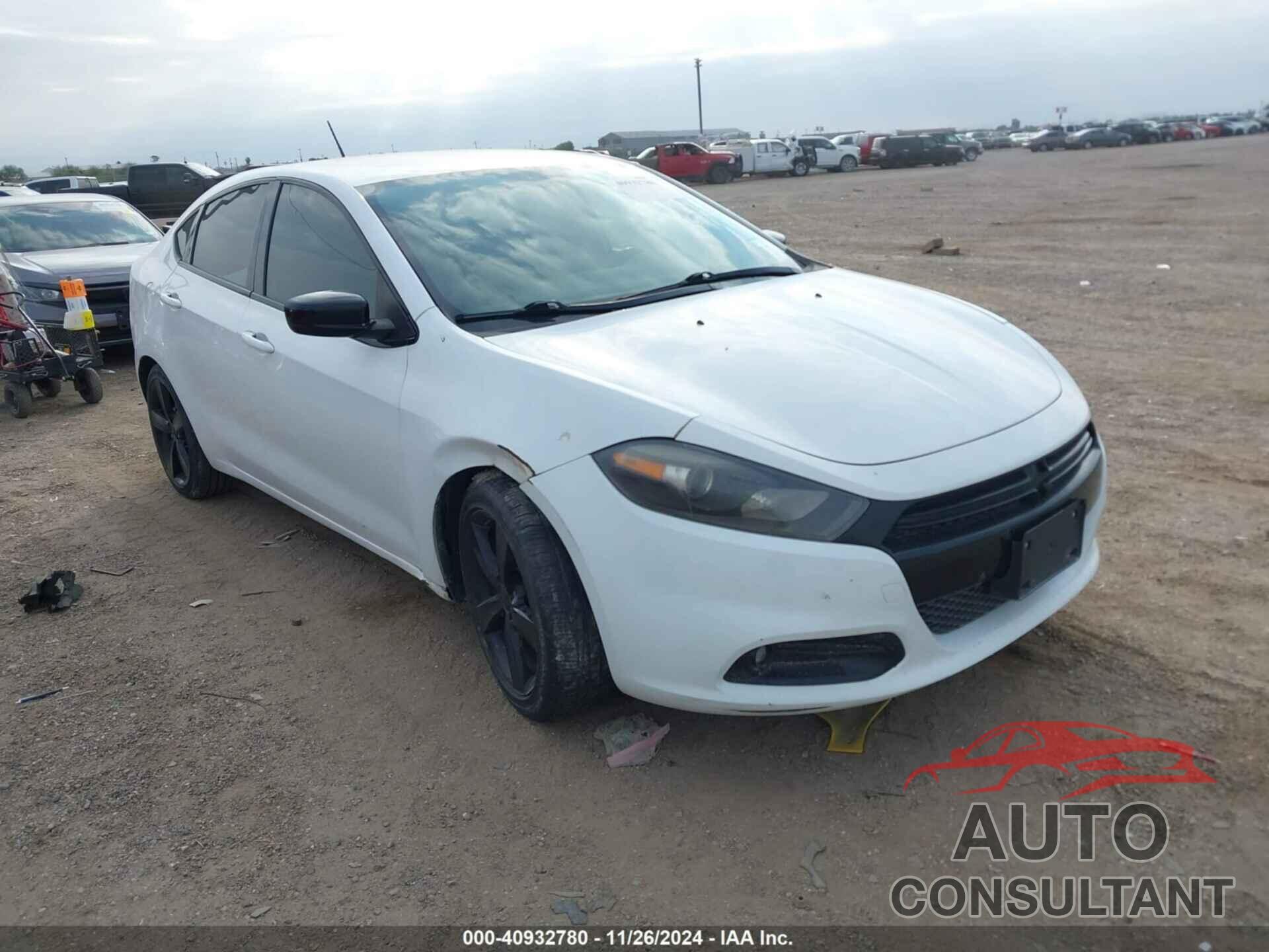DODGE DART 2015 - 1C3CDFBB4FD187414