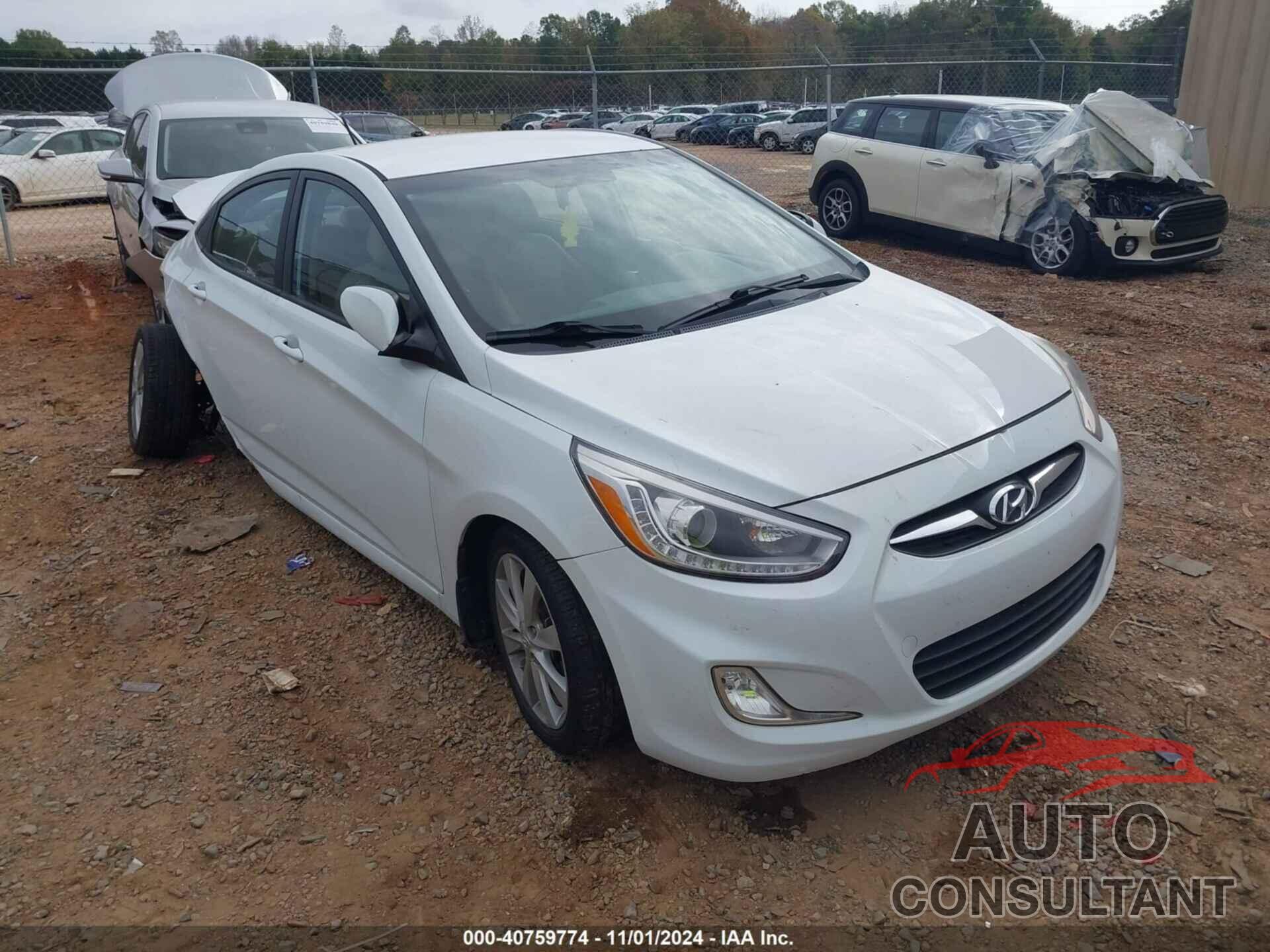 HYUNDAI ACCENT 2014 - KMHCU4AE4EU766716