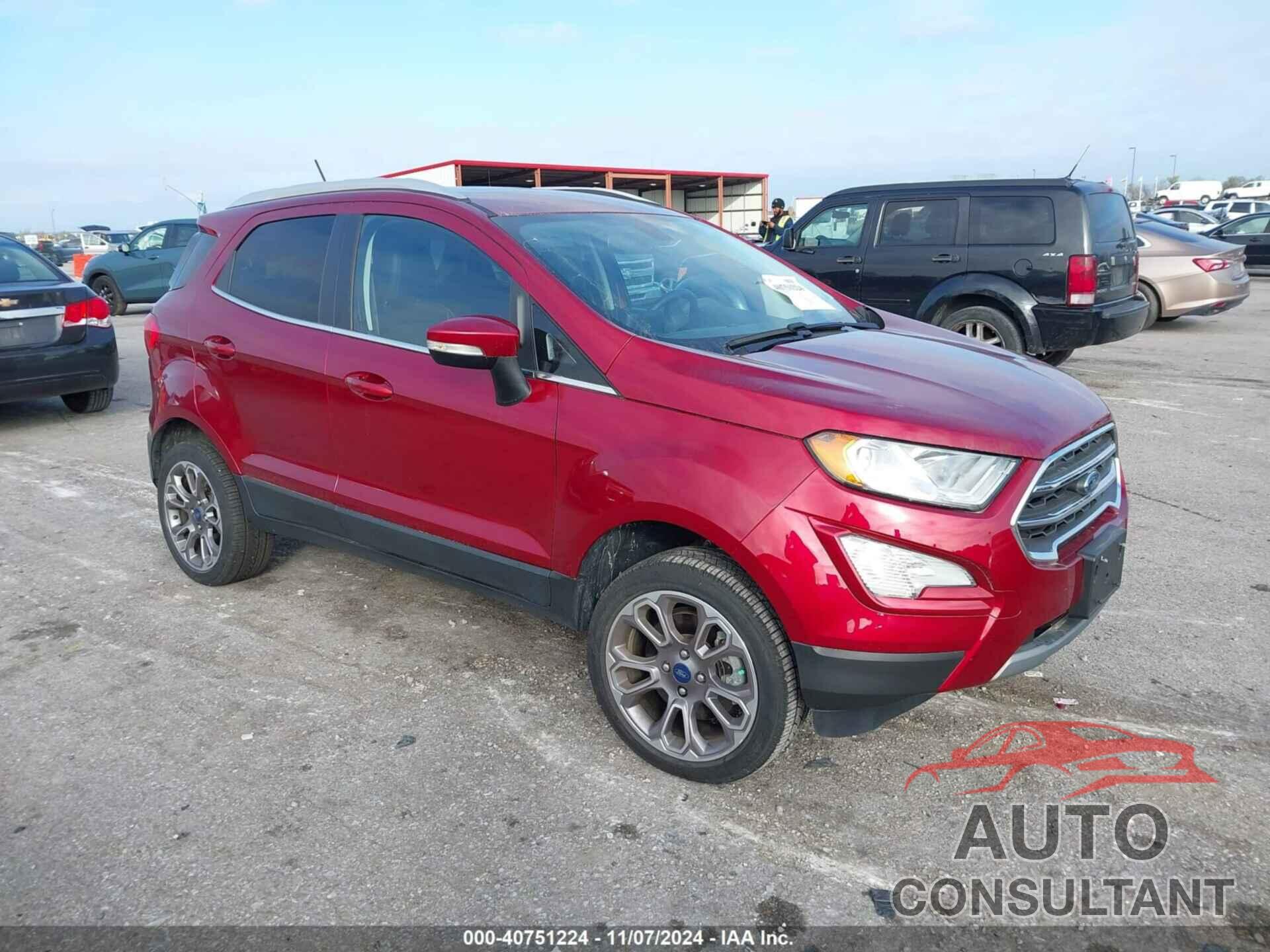 FORD ECOSPORT 2020 - MAJ6S3KL5LC332540