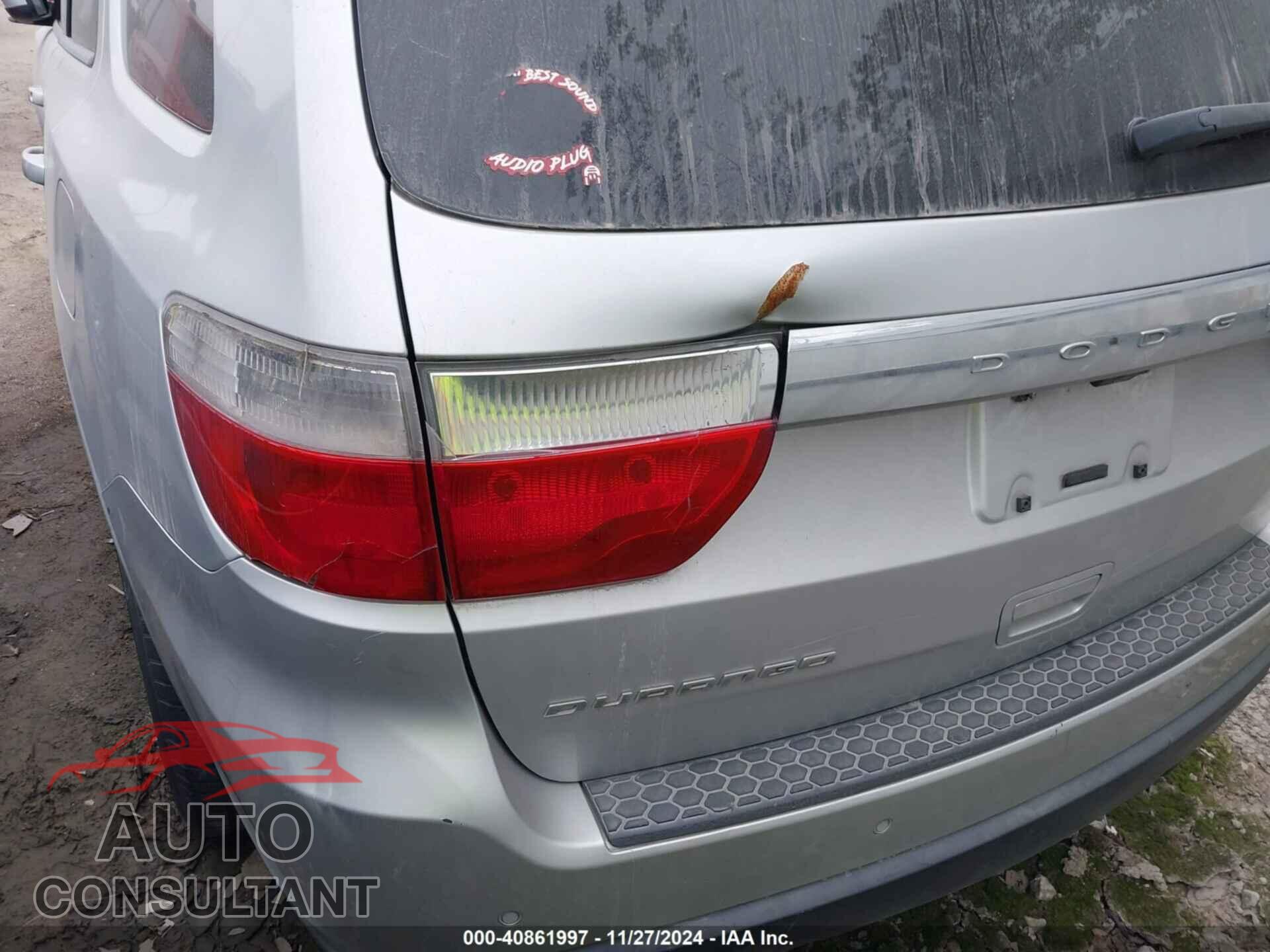 DODGE DURANGO 2011 - 1D4RD2GG2BC711505