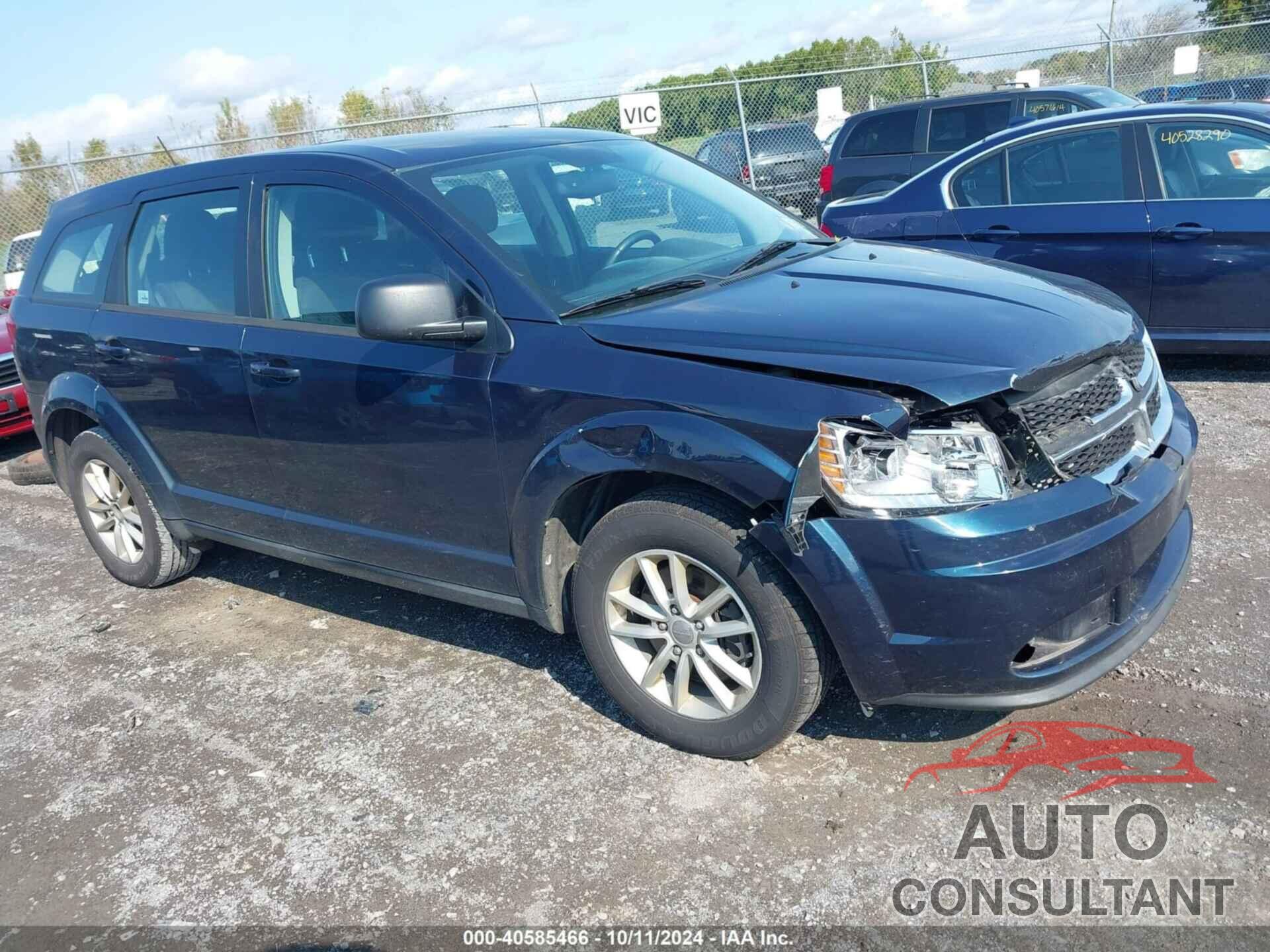 DODGE JOURNEY 2013 - 3C4PDCAB0DT631036