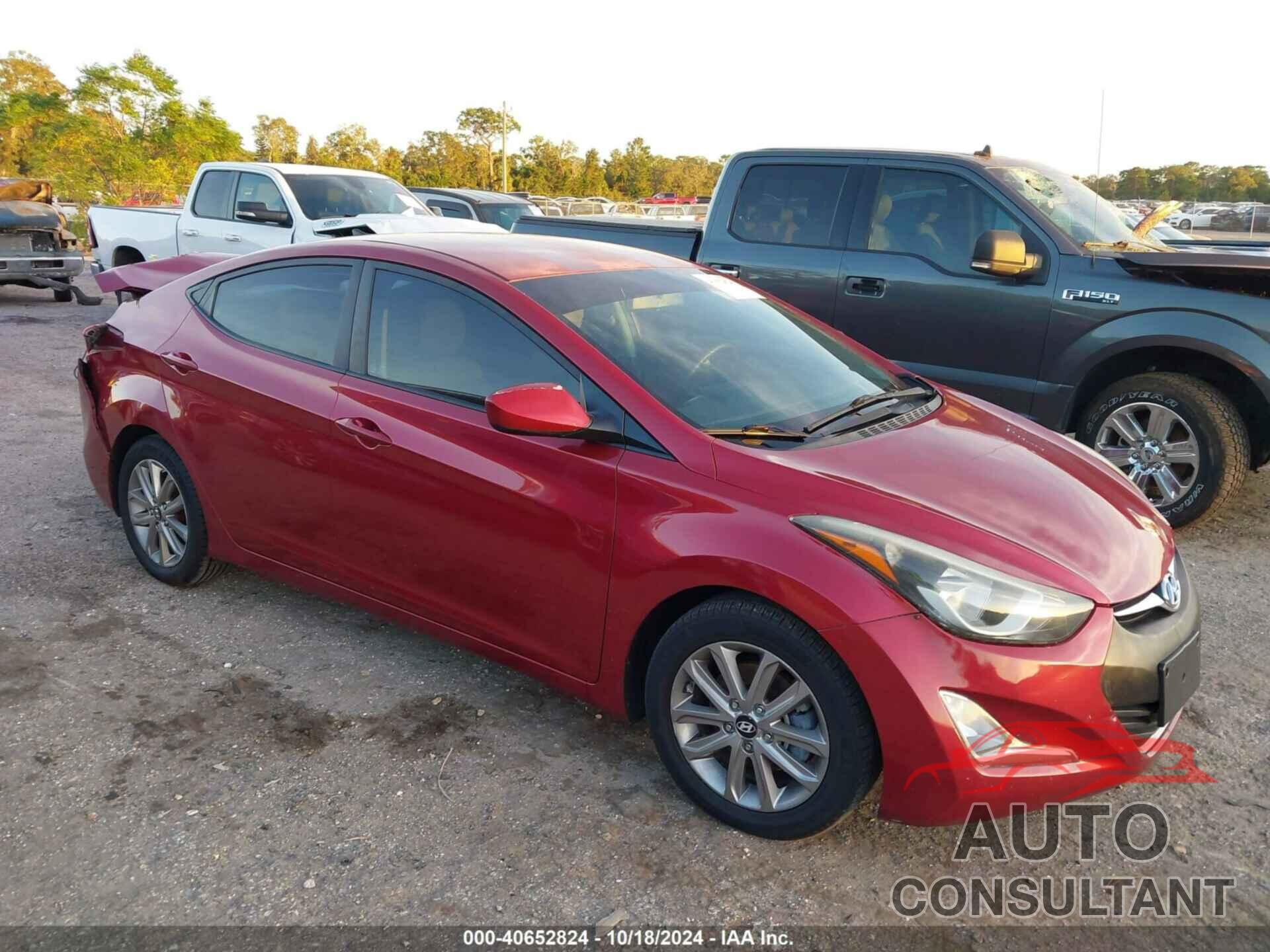 HYUNDAI ELANTRA 2016 - 5NPDH4AE8GH767846