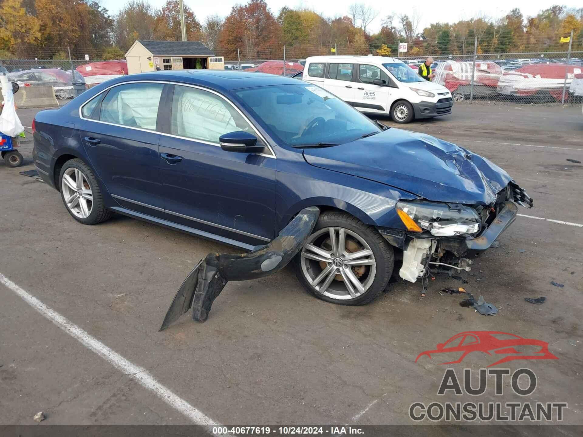 VOLKSWAGEN PASSAT 2013 - 1VWCN7A35DC097889