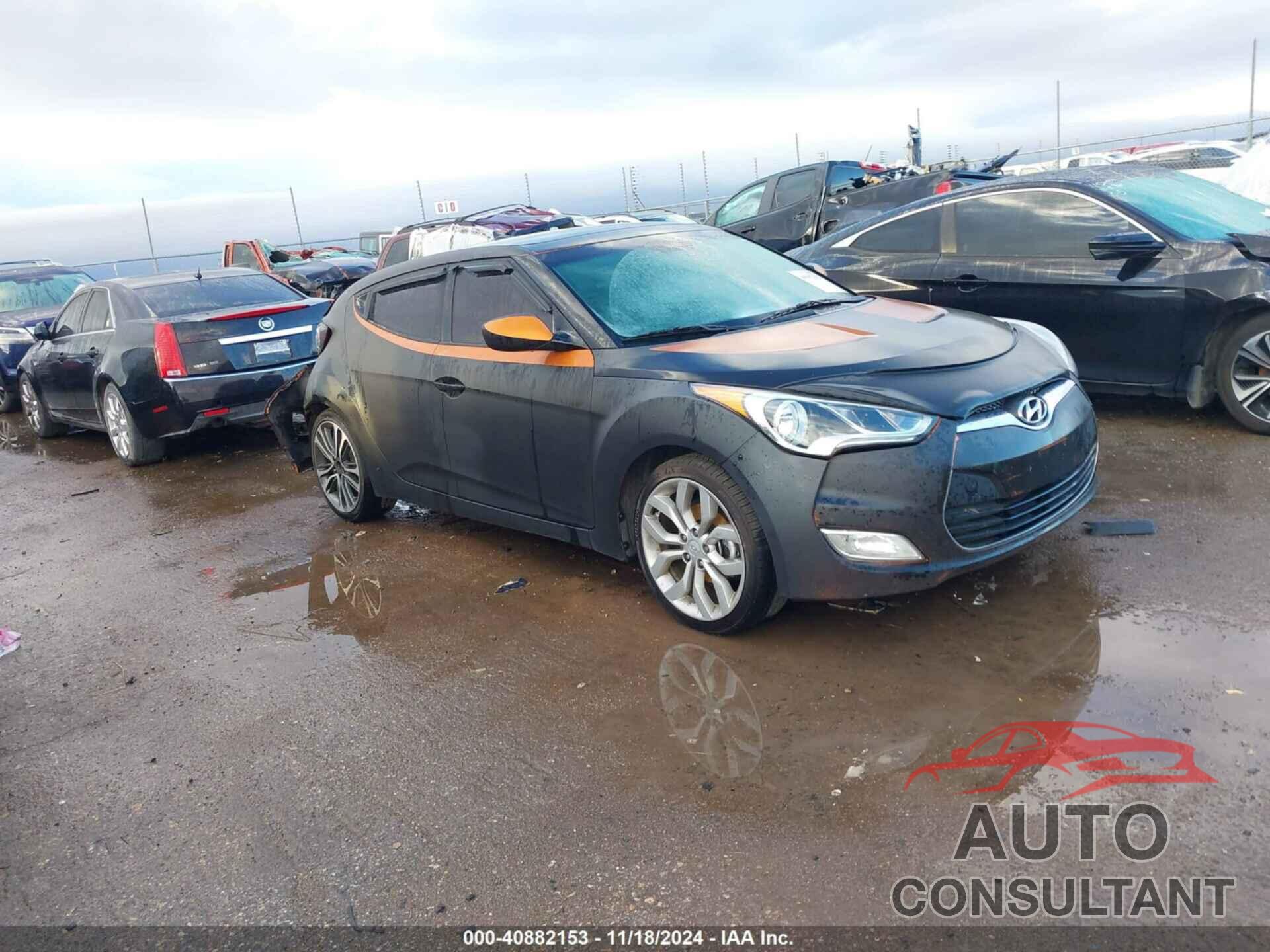 HYUNDAI VELOSTER 2012 - KMHTC6AD9CU036240