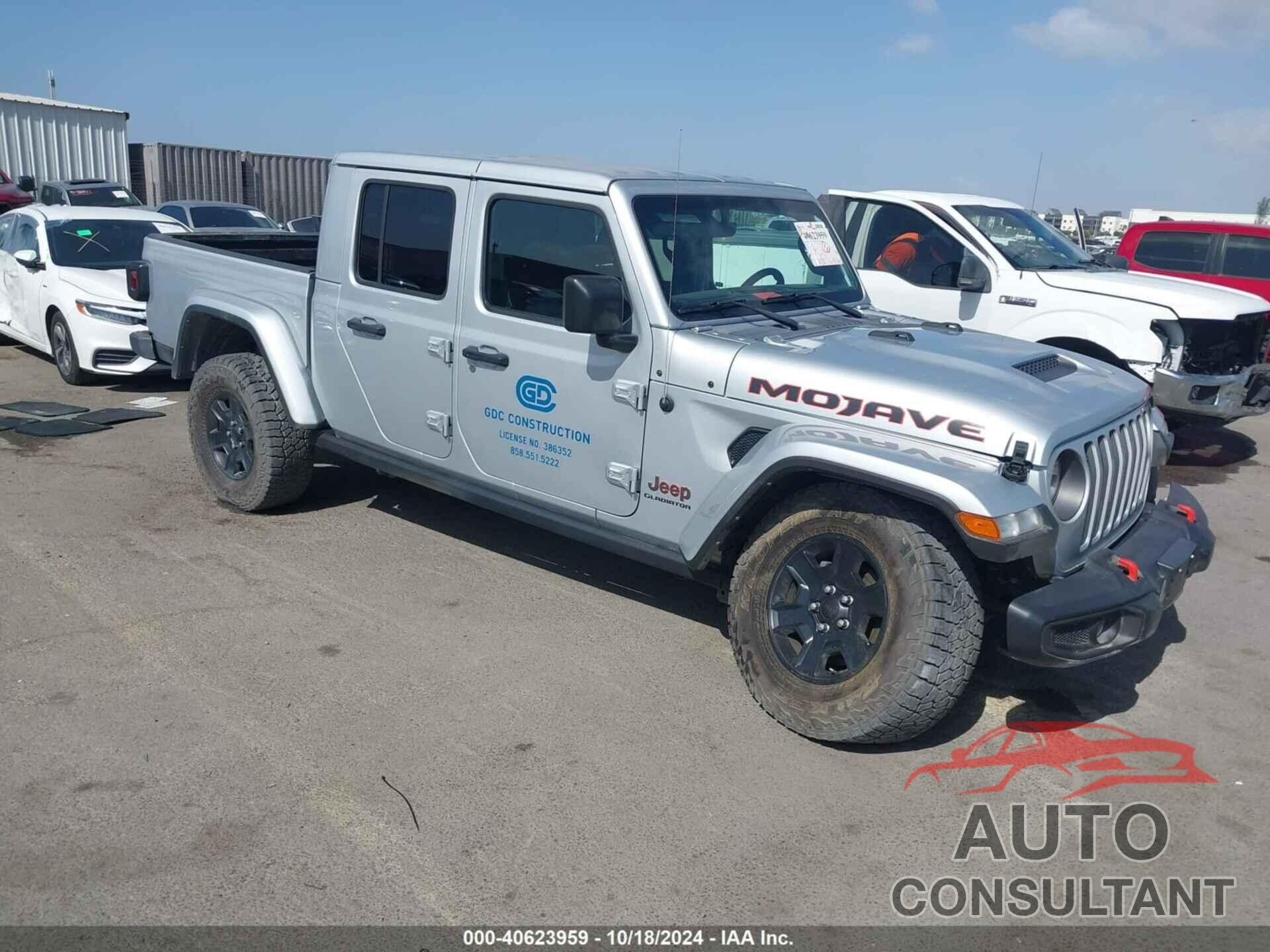 JEEP GLADIATOR 2022 - 1C6JJTEG8NL152811