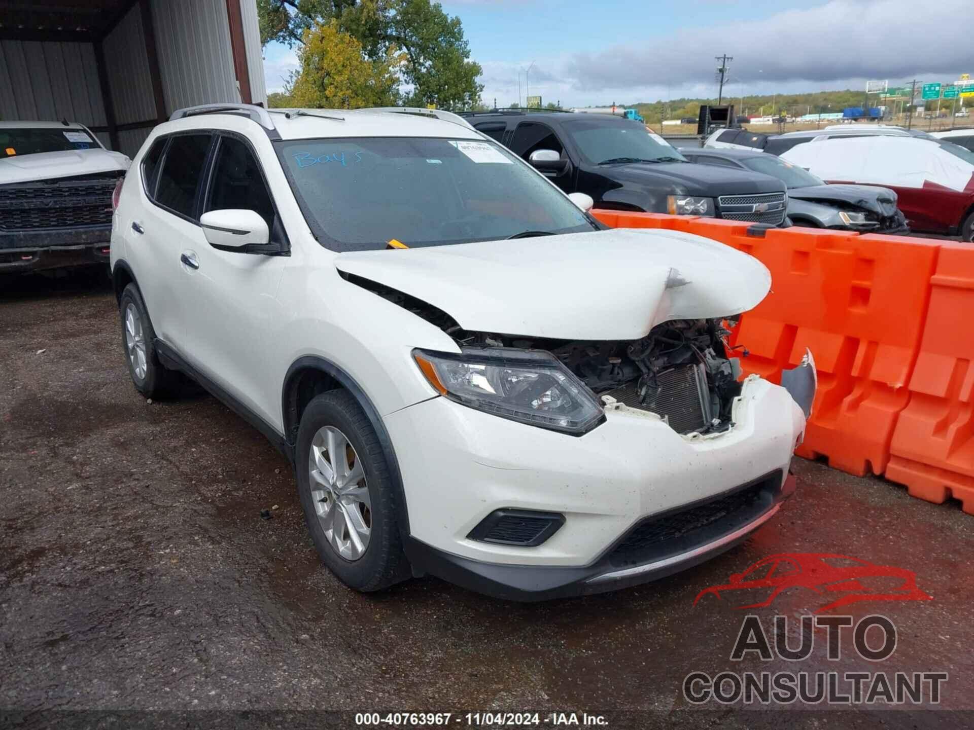 NISSAN ROGUE 2016 - KNMAT2MT5GP669880