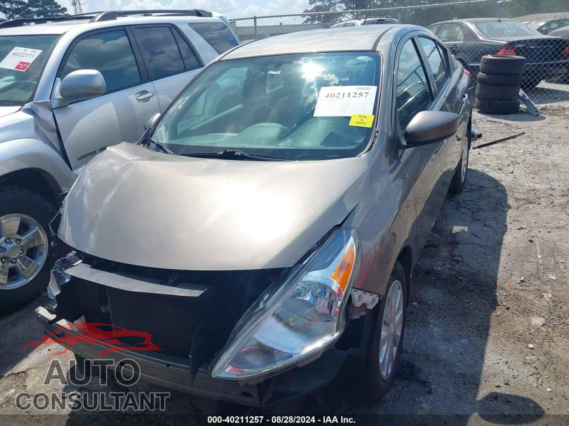 NISSAN VERSA 2016 - 3N1CN7AP1GL891497