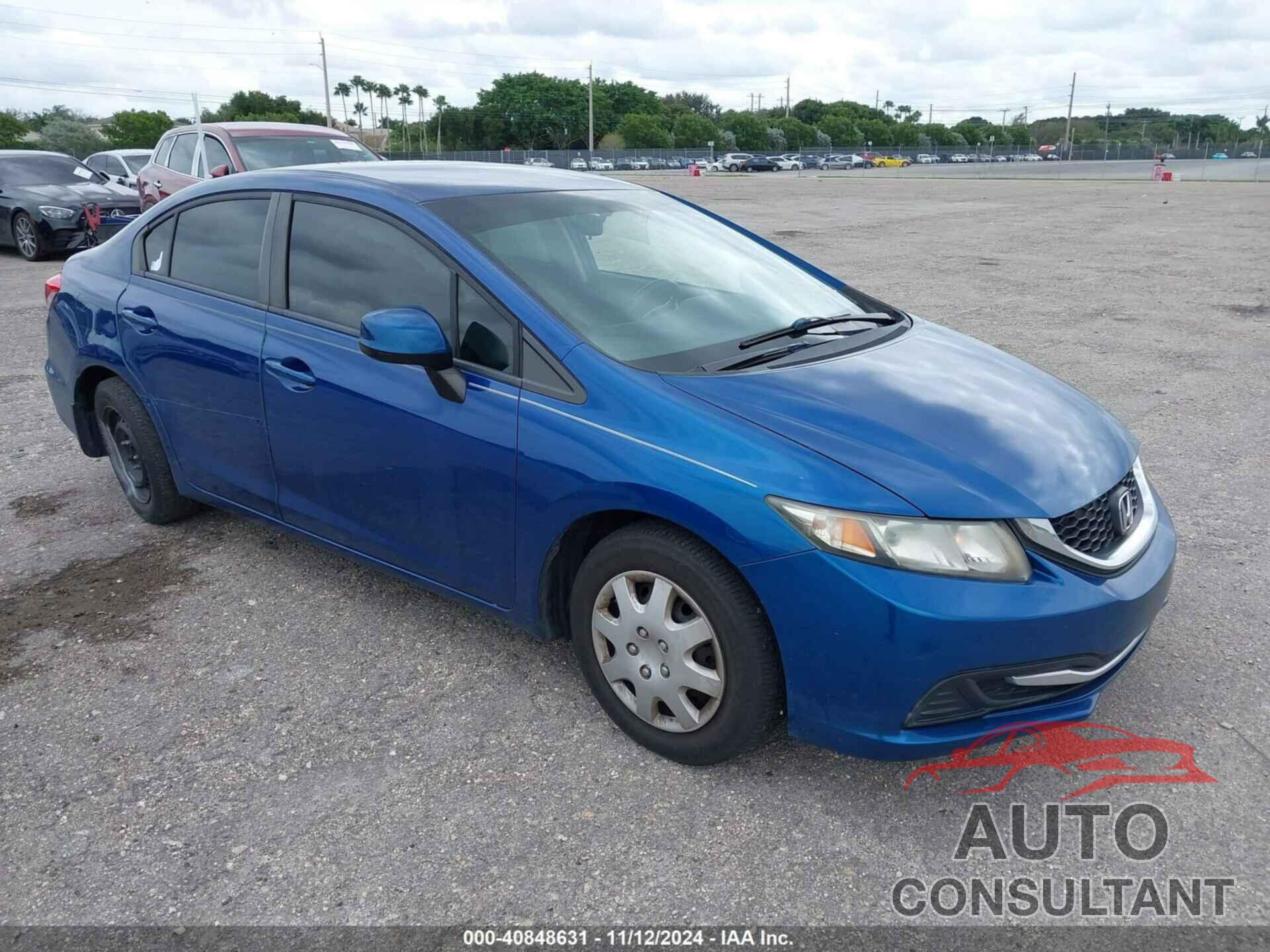 HONDA CIVIC 2013 - 19XFB2F59DE088336
