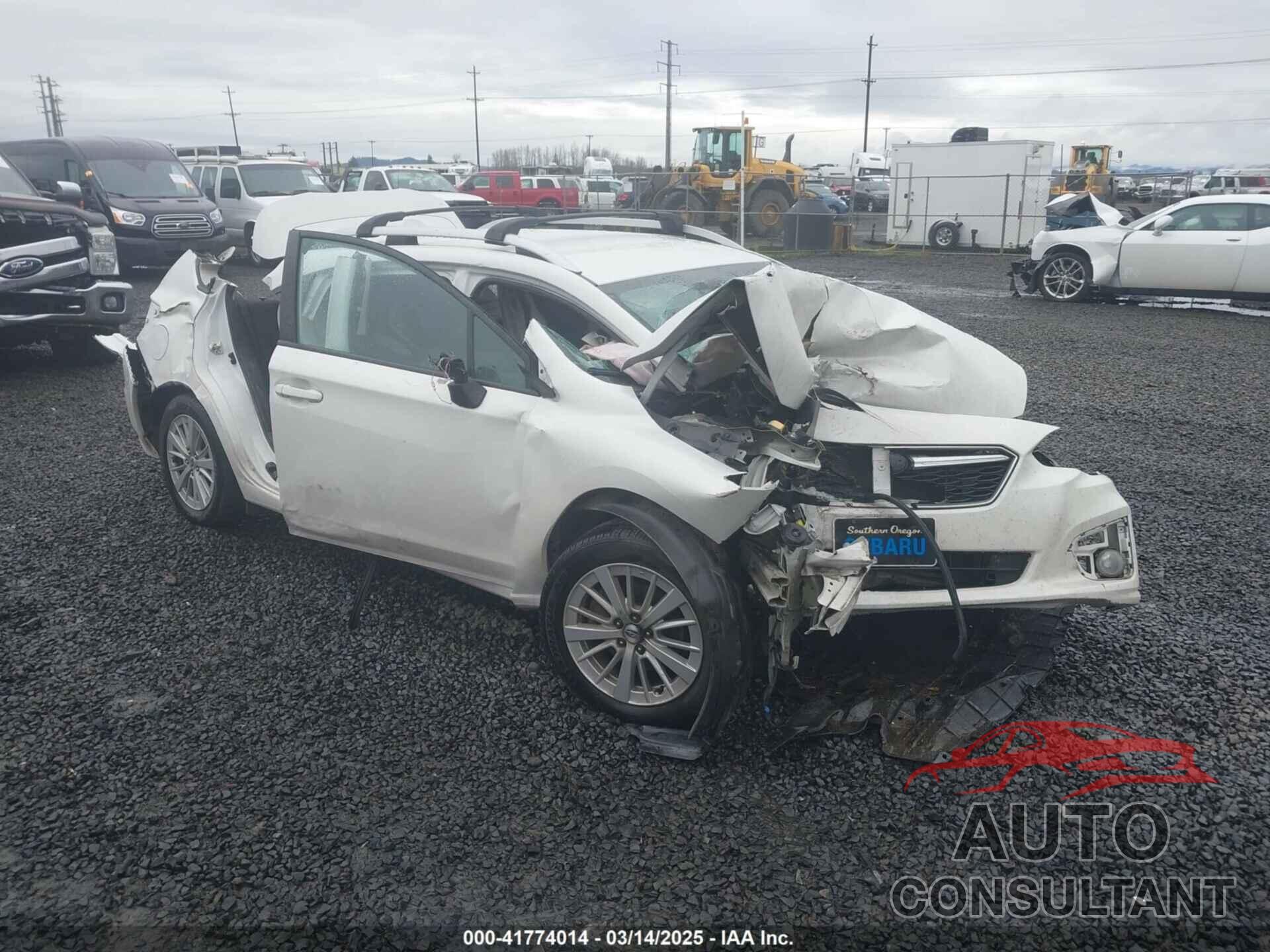 SUBARU IMPREZA 2017 - 4S3GTAD63H3707615