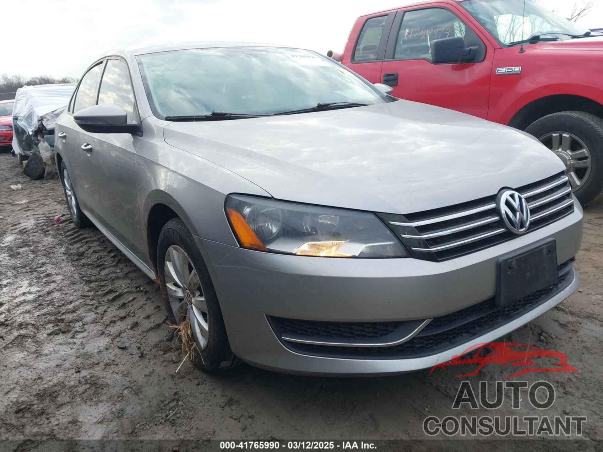 VOLKSWAGEN PASSAT 2012 - 1VWAP7A34CC089363