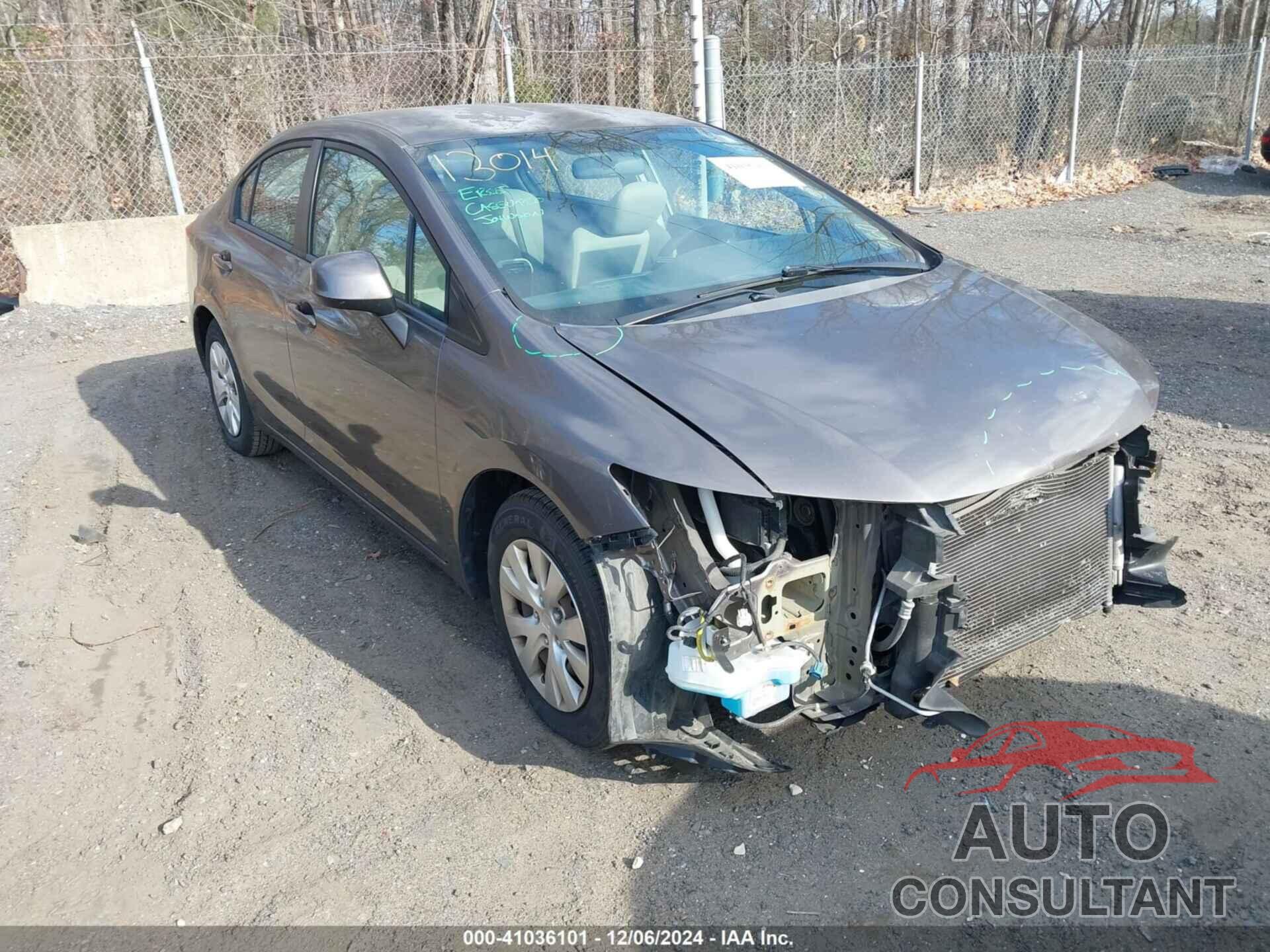 HONDA CIVIC 2012 - 2HGFB2F50CH555129