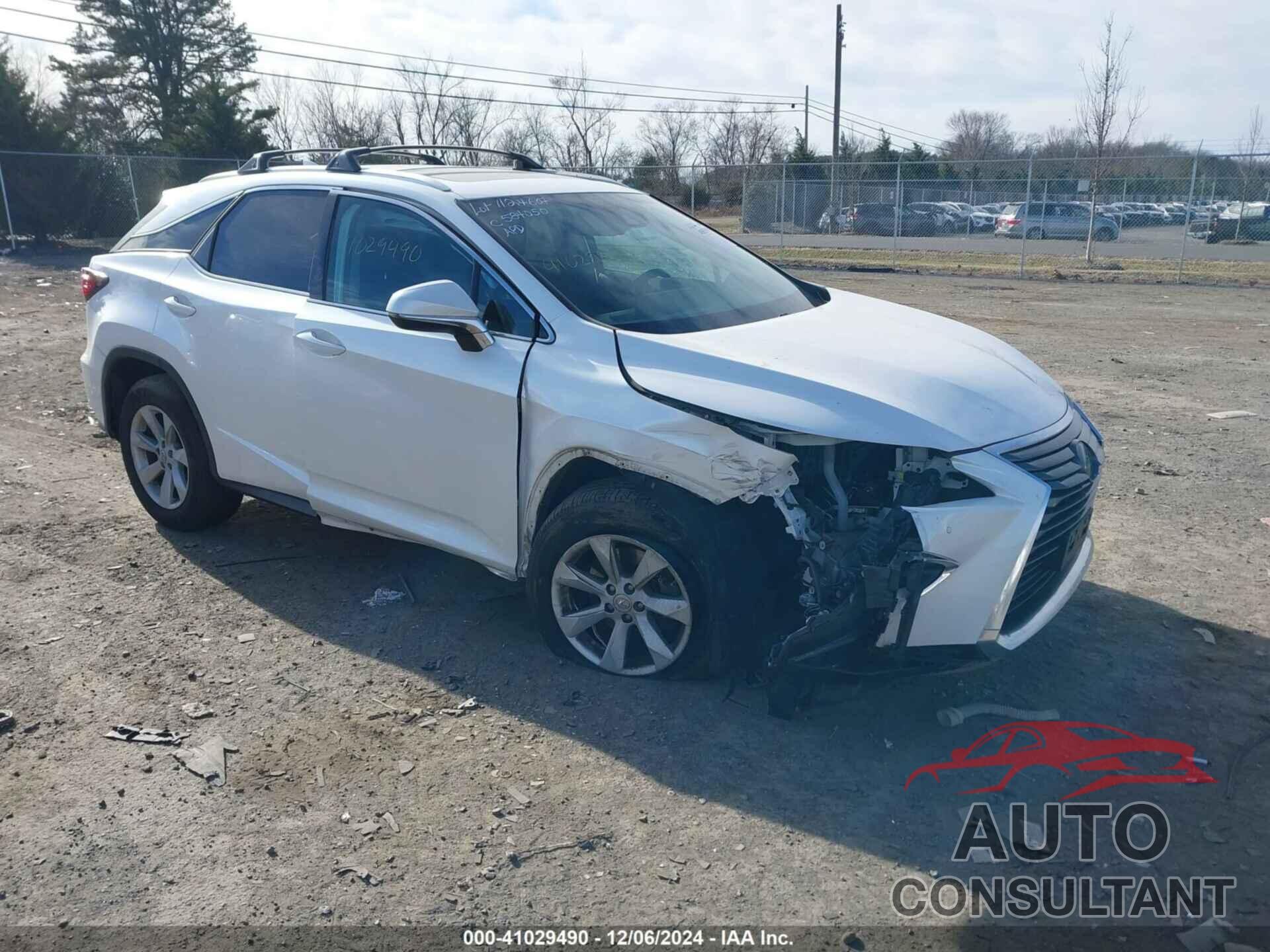 LEXUS RX 350 2017 - 2T2BZMCA7HC056394