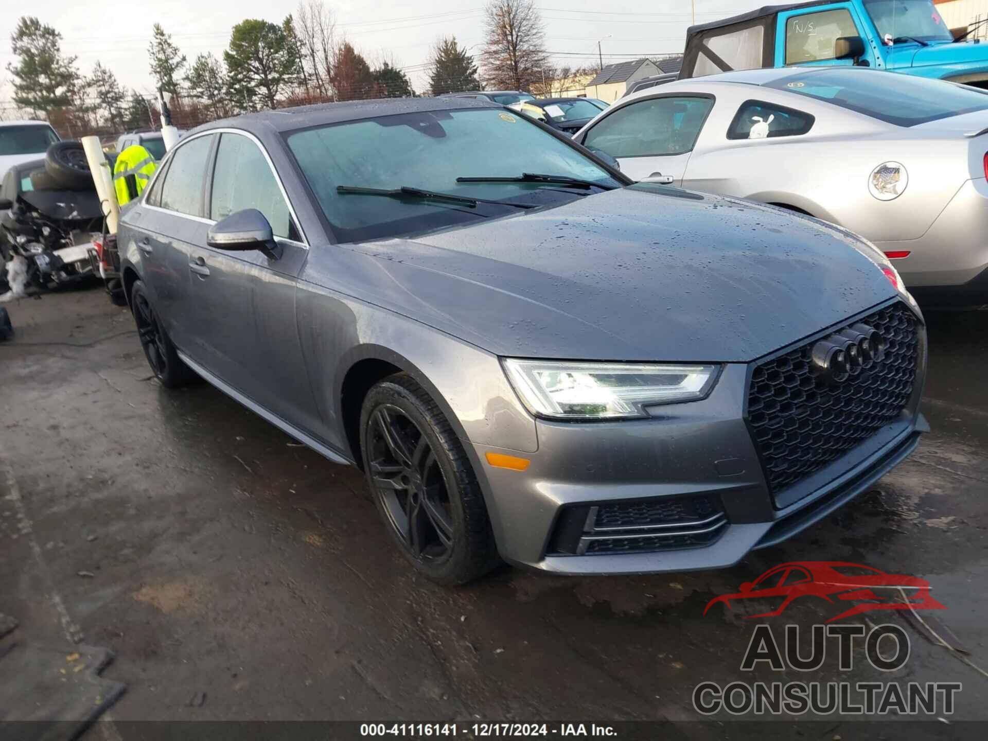 AUDI A4 2018 - WAULMAF44JA227637