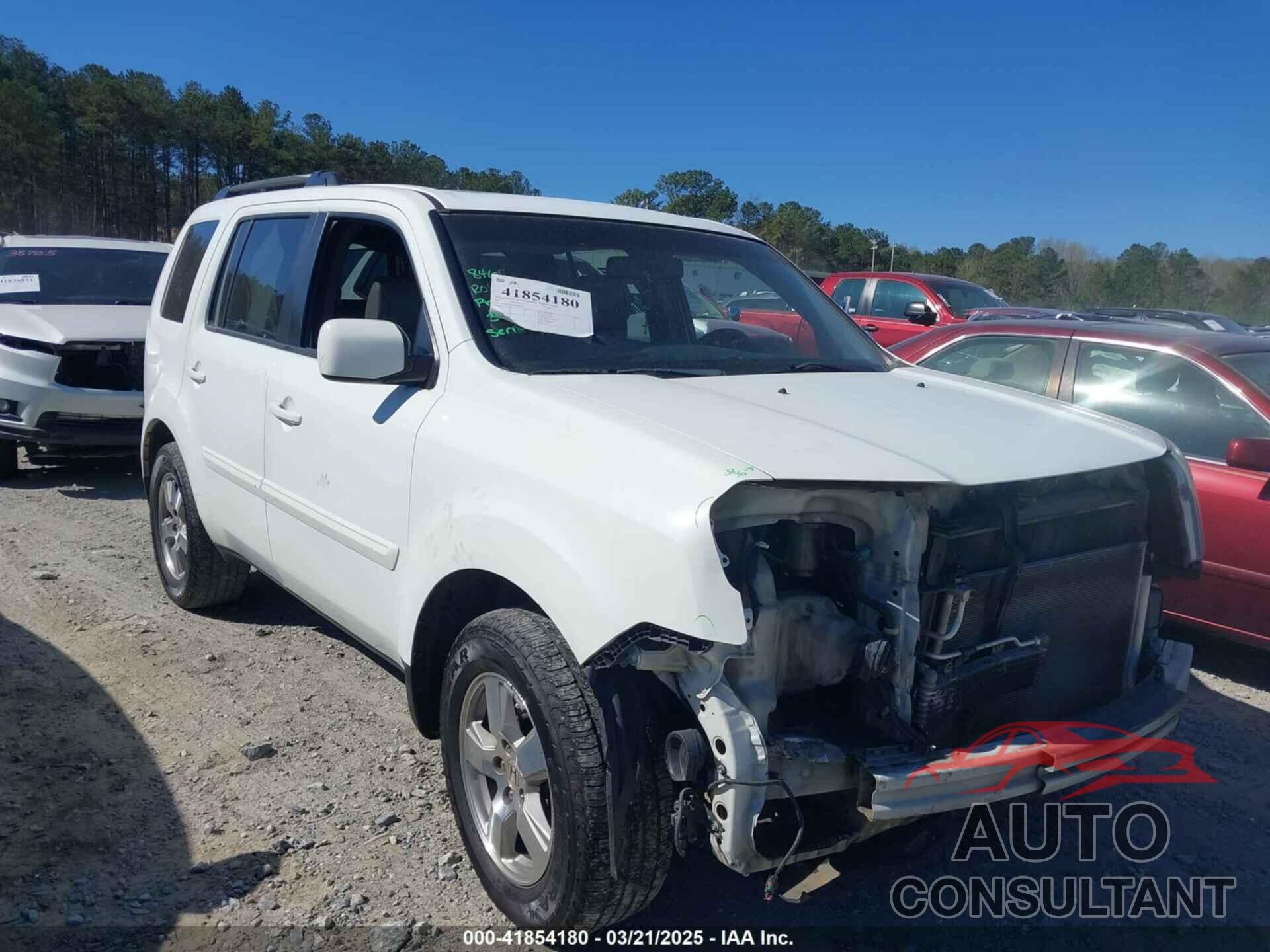 HONDA PILOT 2011 - 5FNYF3H58BB053276