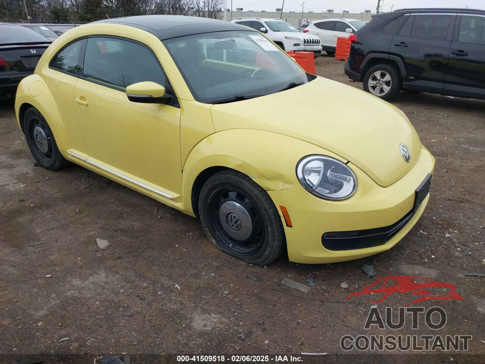 VOLKSWAGEN BEETLE 2013 - 3VWJP7AT0DM663439