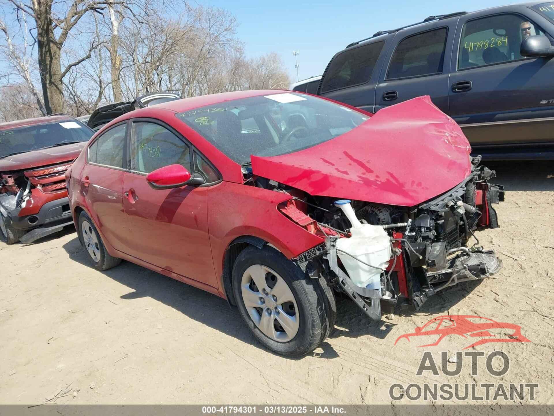 KIA FORTE 2016 - KNAFK4A68G5615582