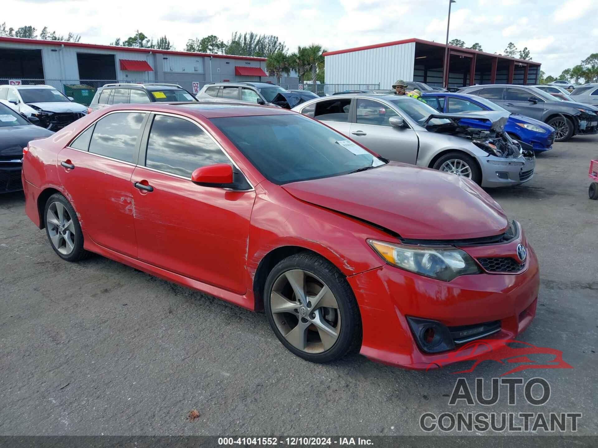 TOYOTA CAMRY 2012 - 4T1BF1FK6CU625131