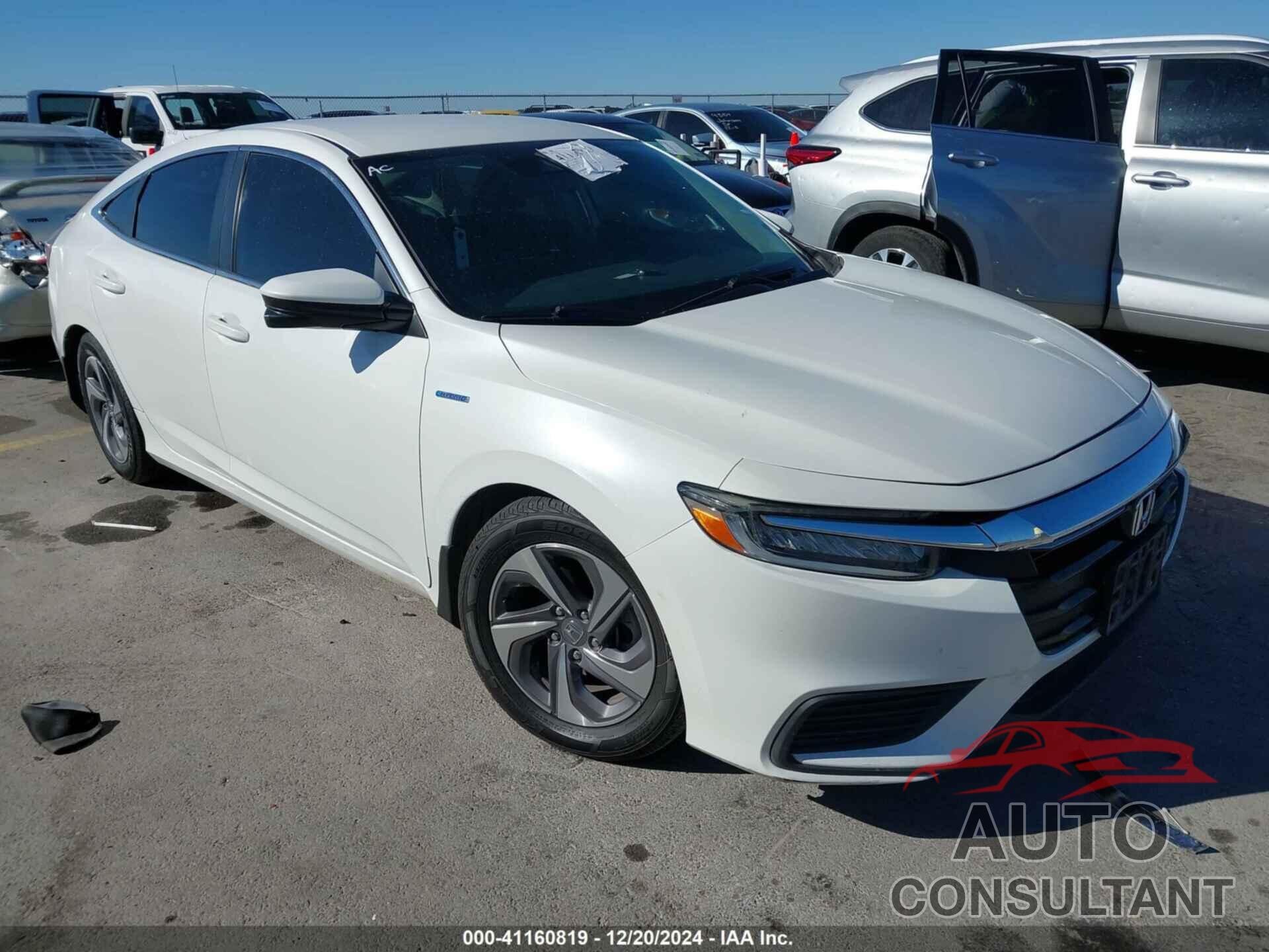 HONDA INSIGHT 2019 - 19XZE4F51KE033845