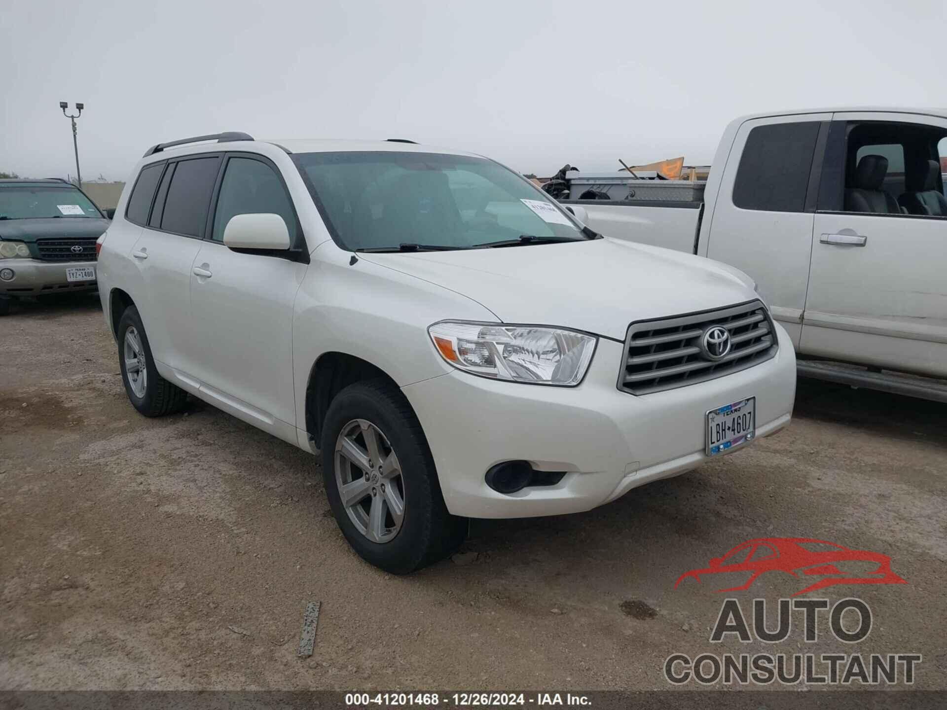 TOYOTA HIGHLANDER 2010 - 5TDZK3EH2AS001800