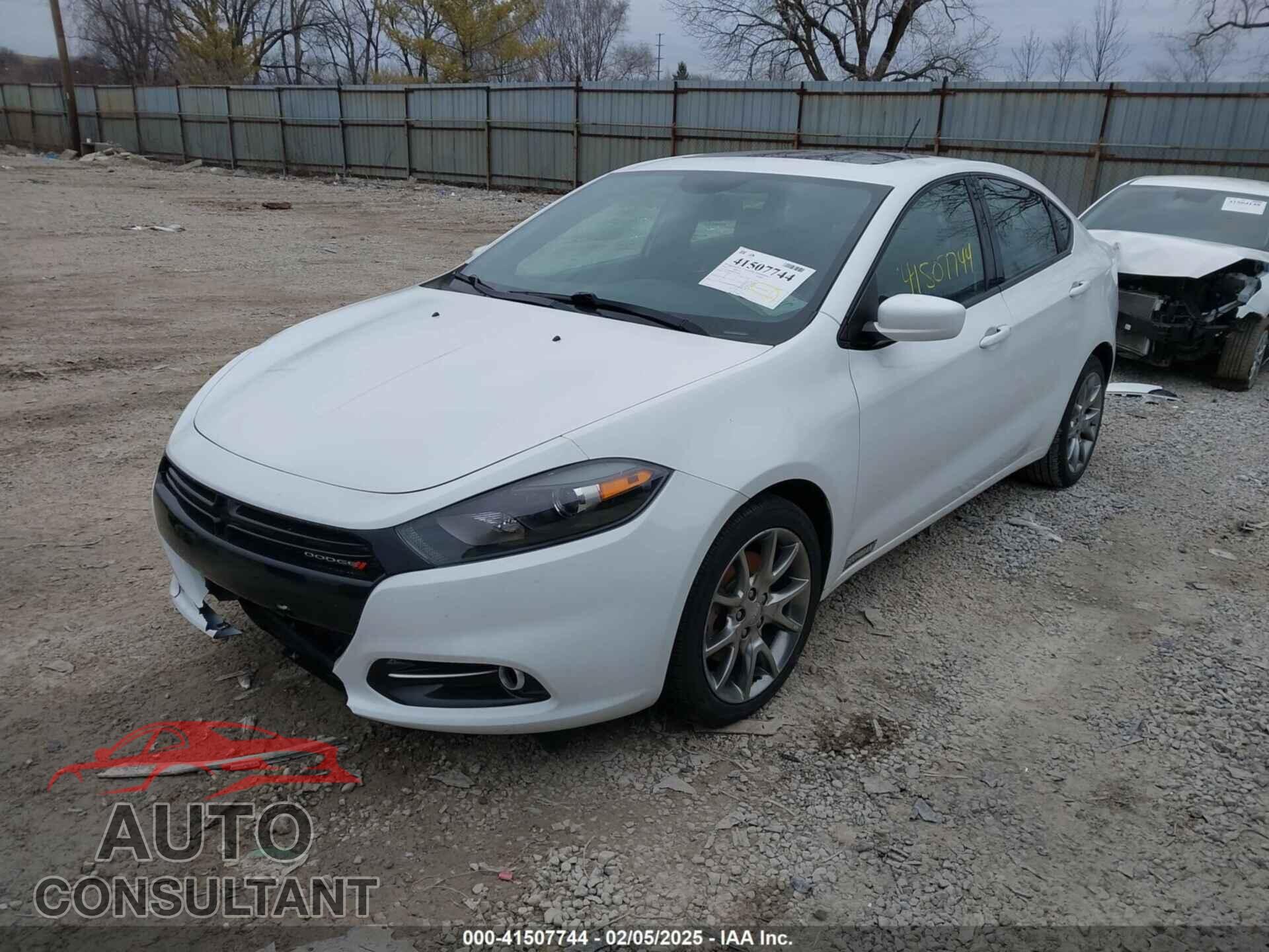 DODGE DART 2015 - 1C3CDFBB0FD144592