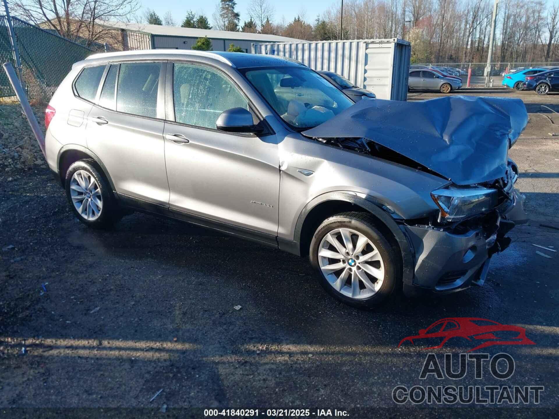 BMW X3 2015 - 5UXWY3C57F0E96212