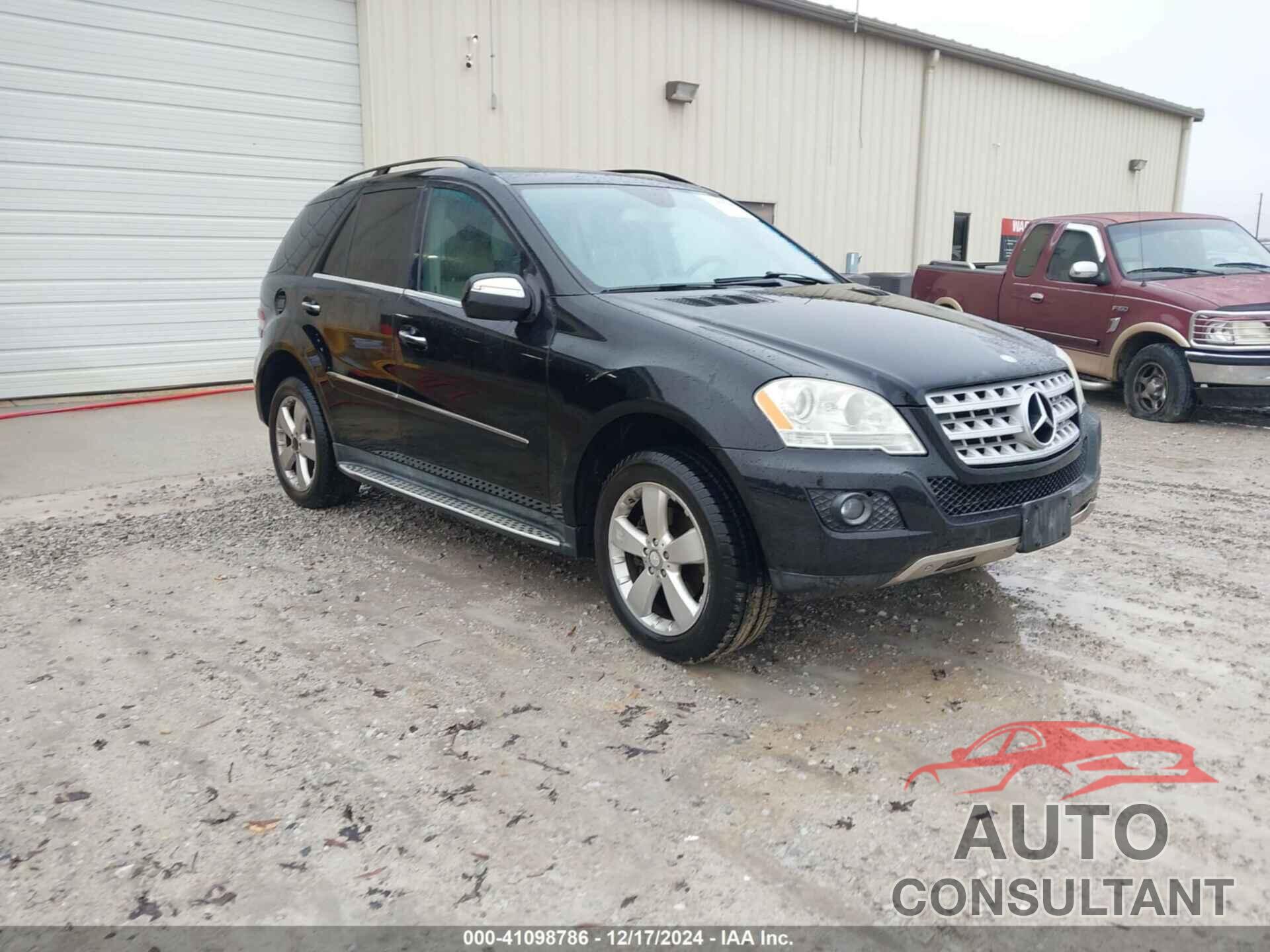 MERCEDES-BENZ ML 350 2010 - 4JGBB8GBXAA606857