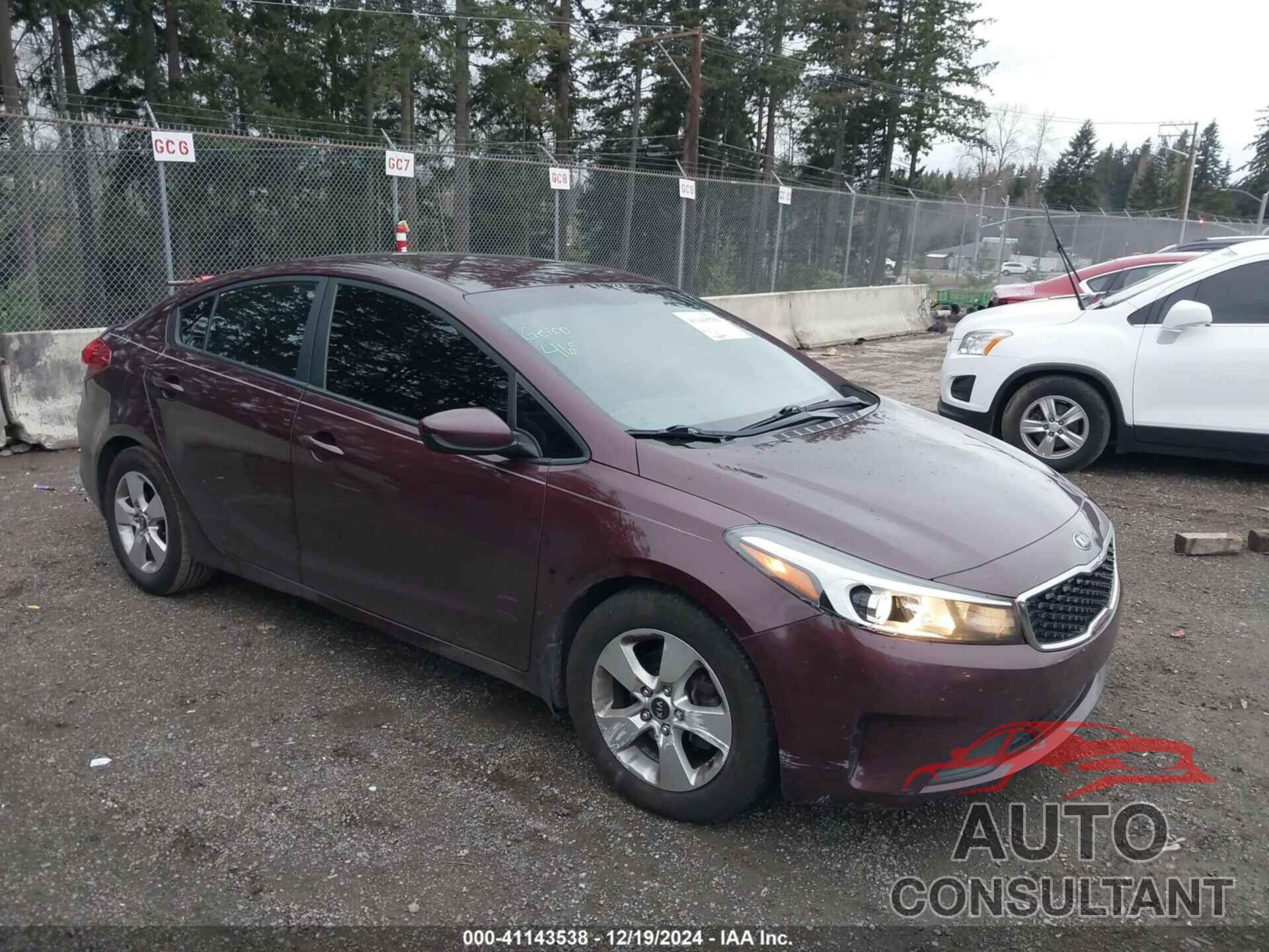 KIA FORTE 2017 - 3KPFK4A72HE146328