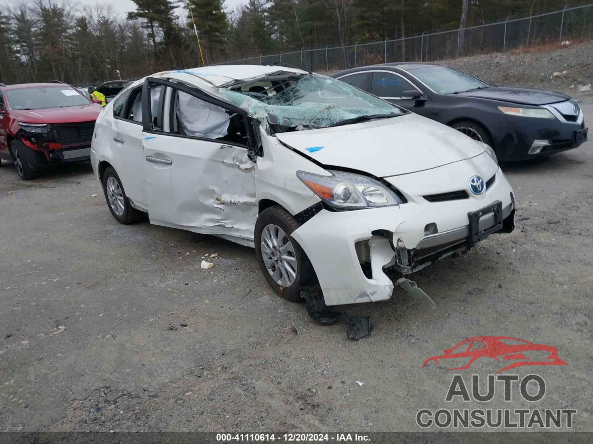 TOYOTA PRIUS PLUG-IN 2012 - JTDKN3DPXC3017815