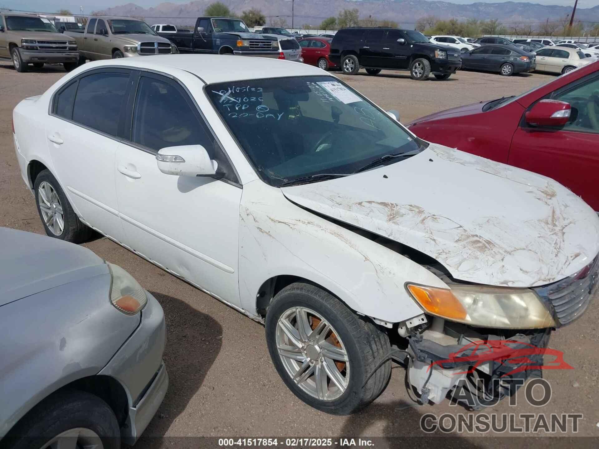 KIA OPTIMA 2009 - KNAGE228295339225