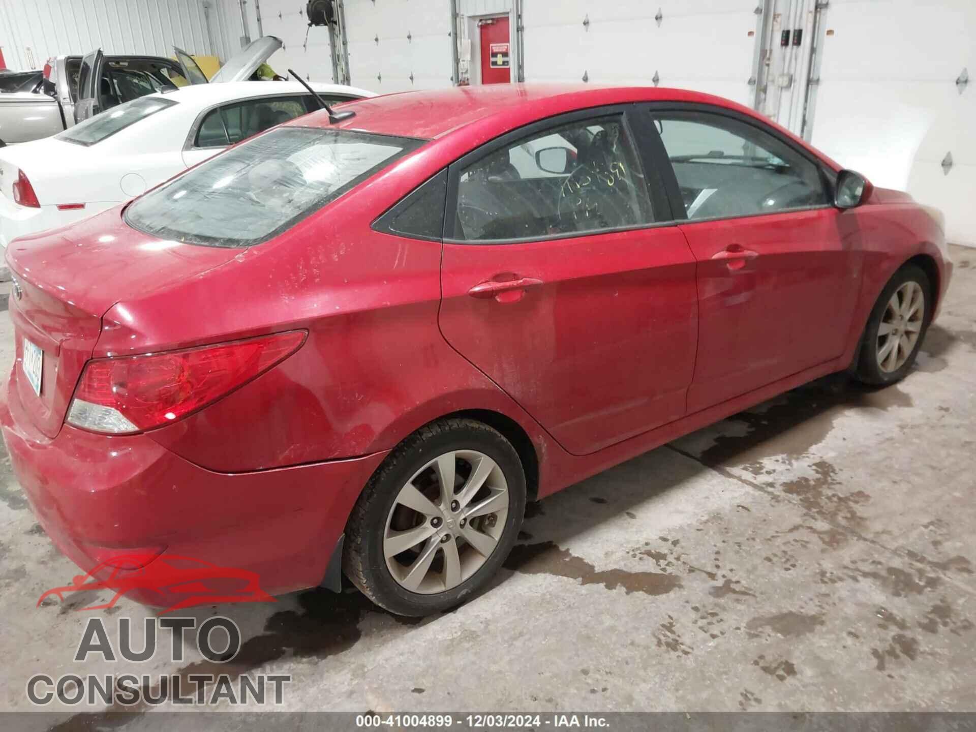 HYUNDAI ACCENT 2012 - KMHCU4AE8CU244832