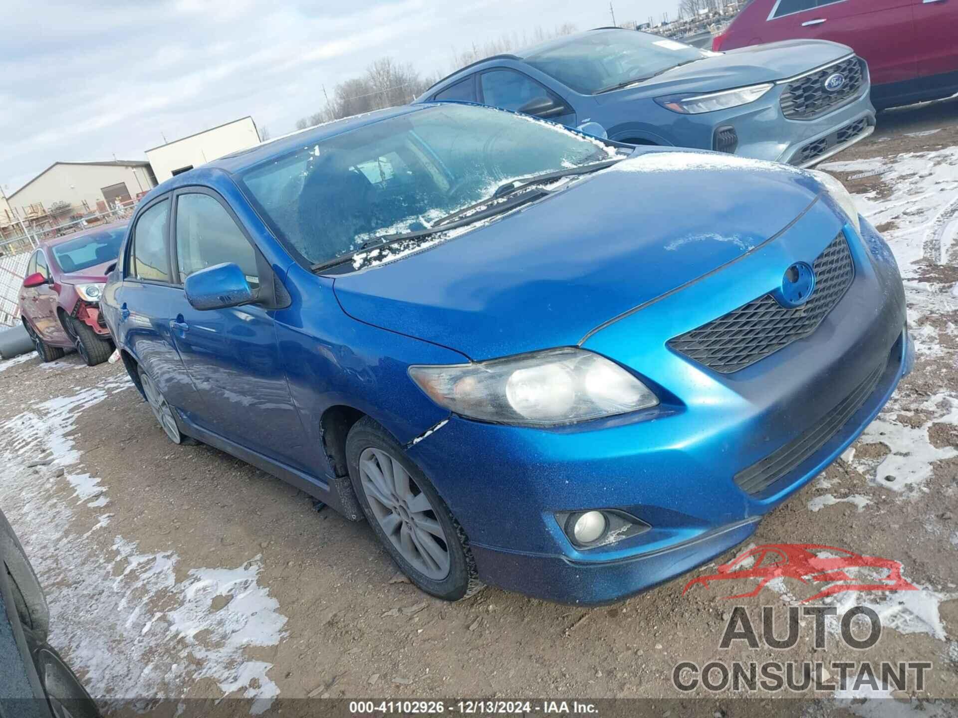 TOYOTA COROLLA 2009 - 2T1BU40E69C139388