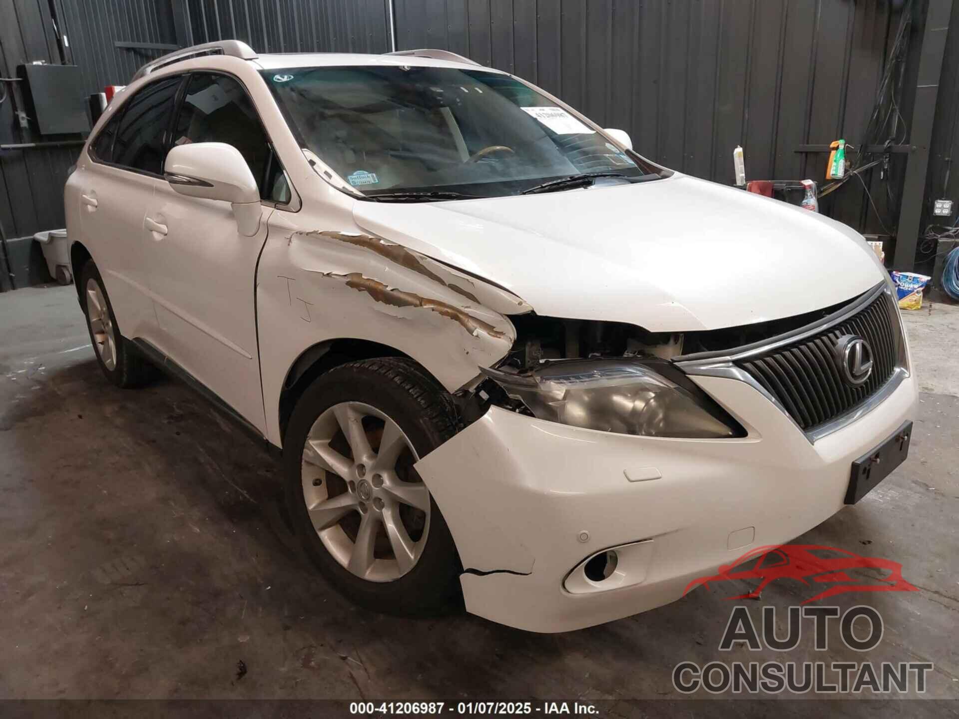 LEXUS RX 350 2010 - 2T2BK1BA0AC067392