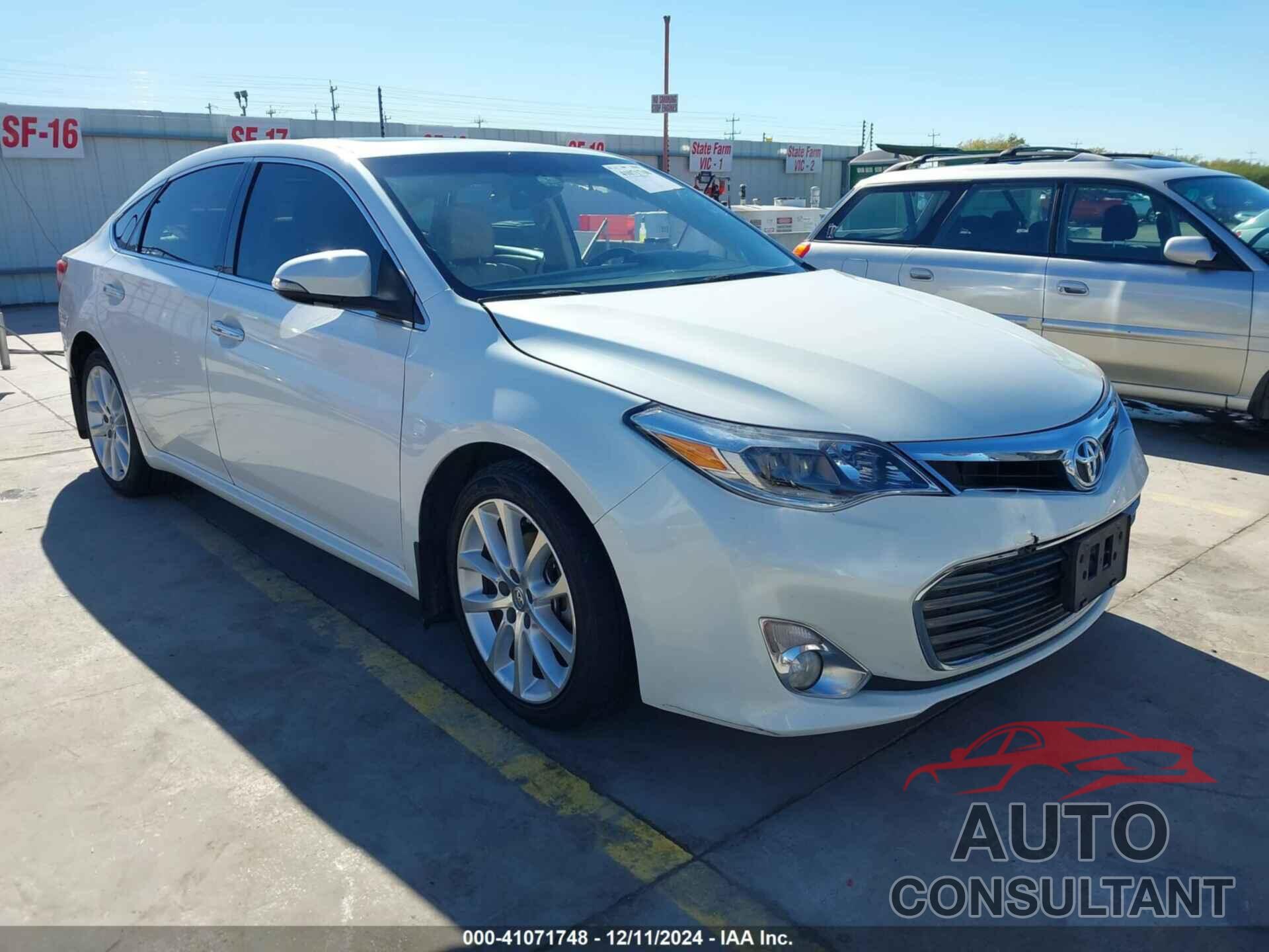 TOYOTA AVALON 2013 - 4T1BK1EB7DU008304