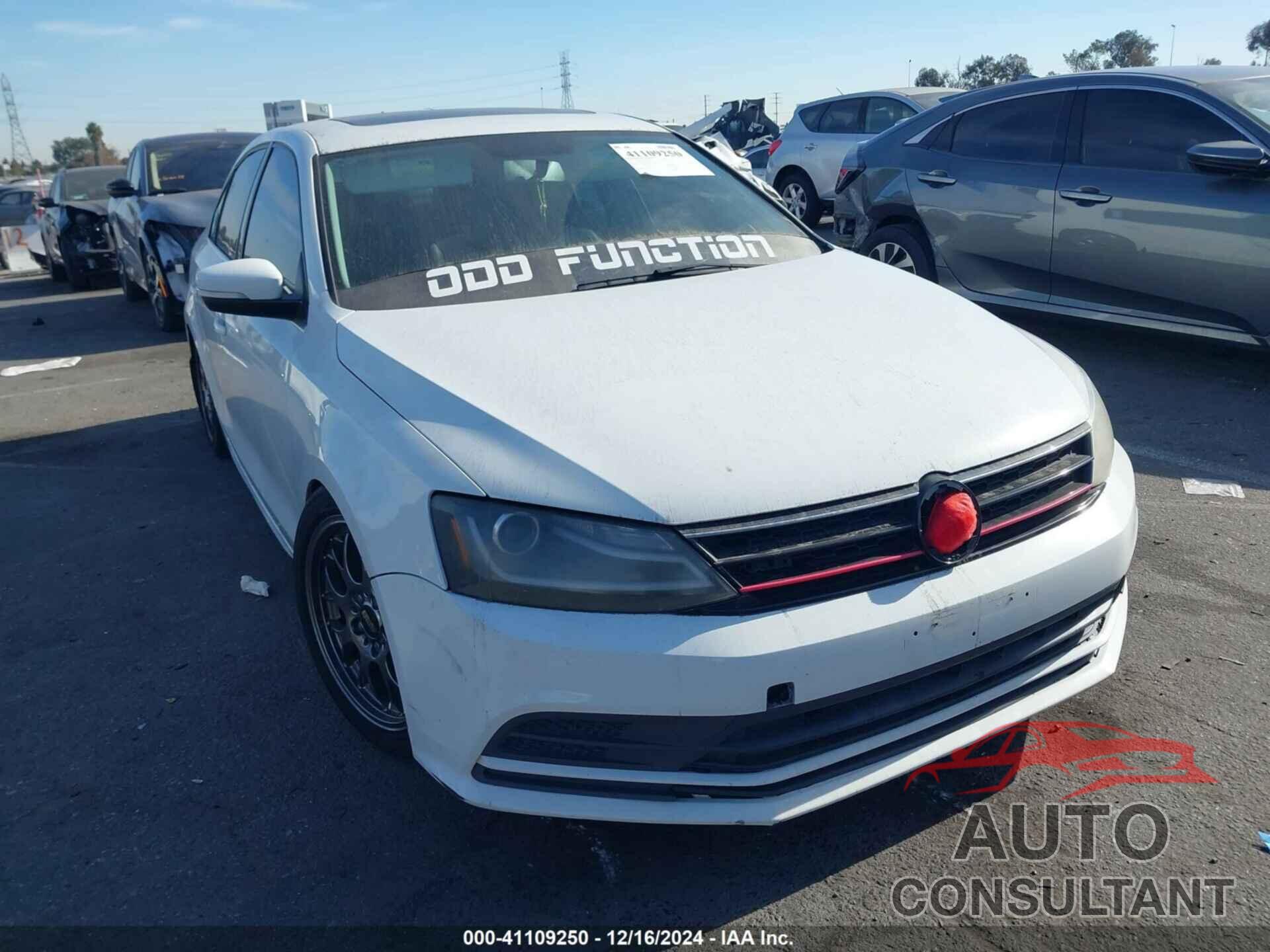 VOLKSWAGEN JETTA 2017 - 3VWDB7AJ1HM398143